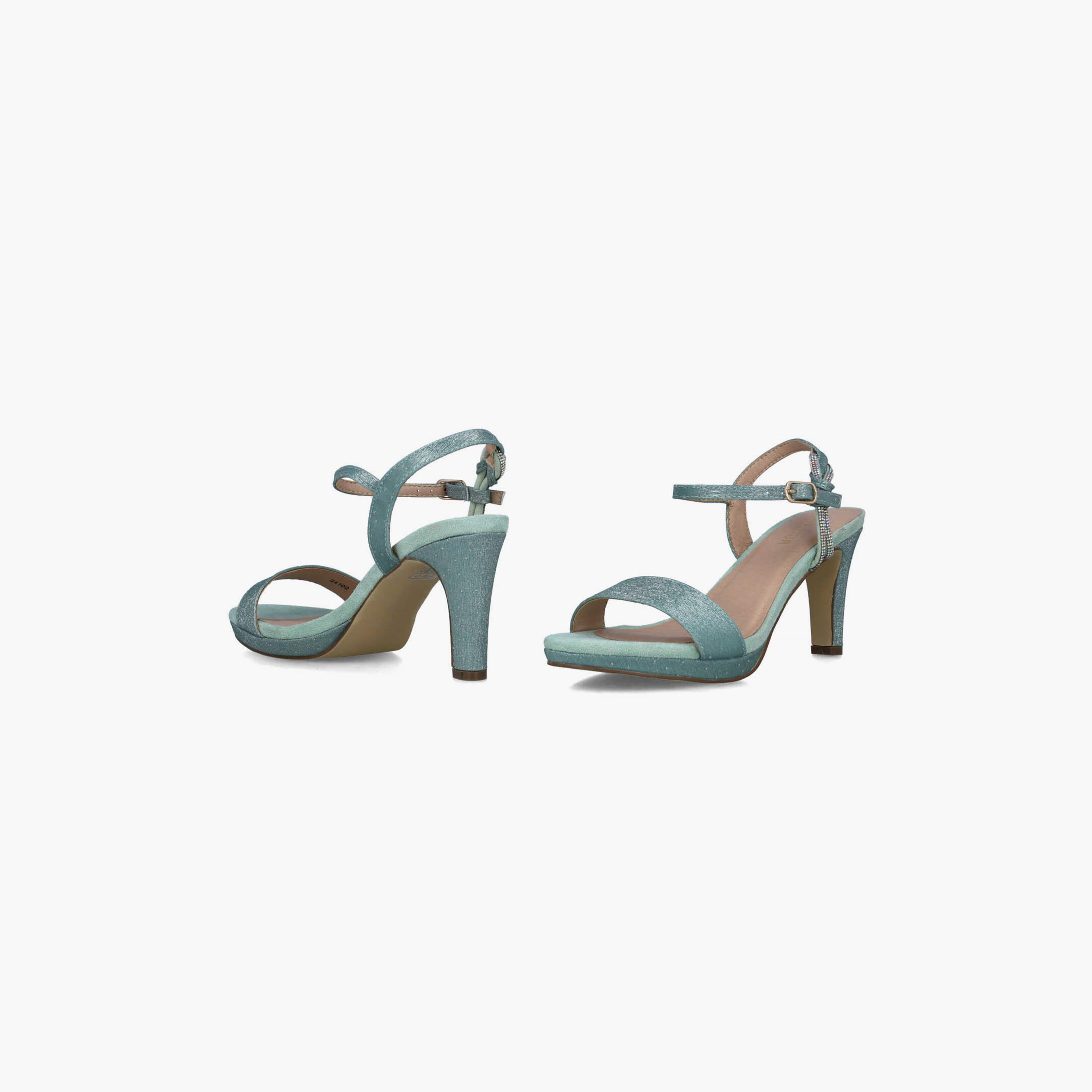 Menbur Women's Woven Platform Heels with Embellishment | 24102-women-shoes-heels-image-4