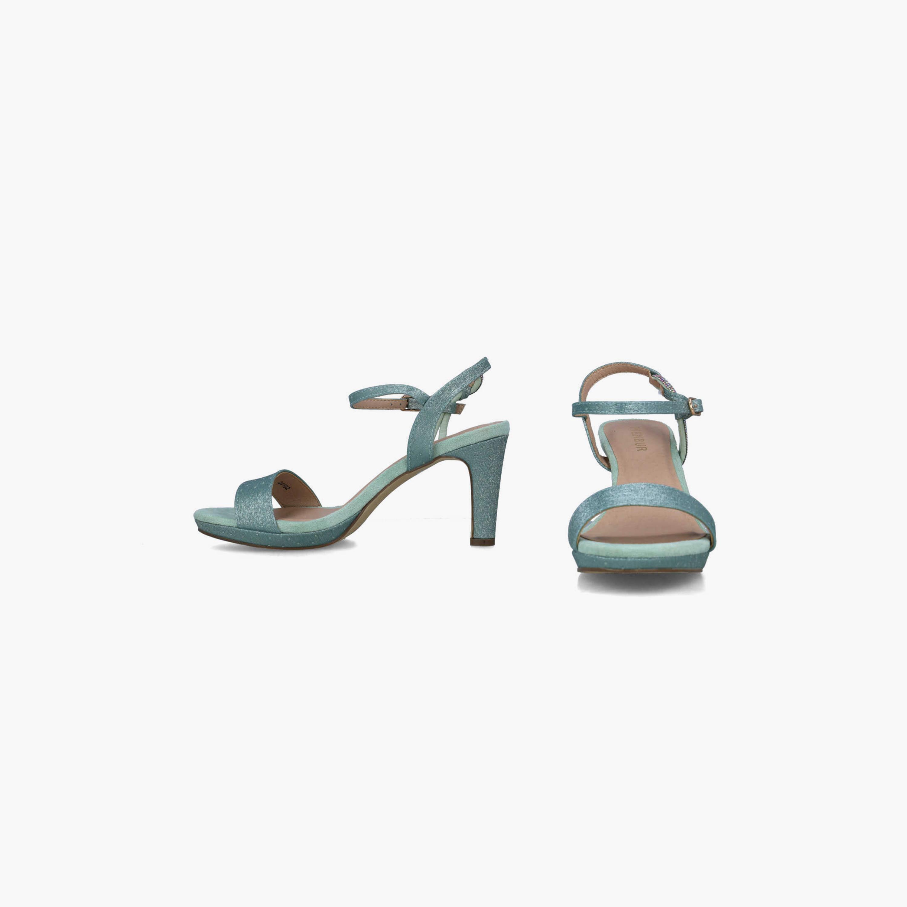 Menbur Women's Woven Platform Heels with Embellishment | 24102-women-shoes-heels-image-5