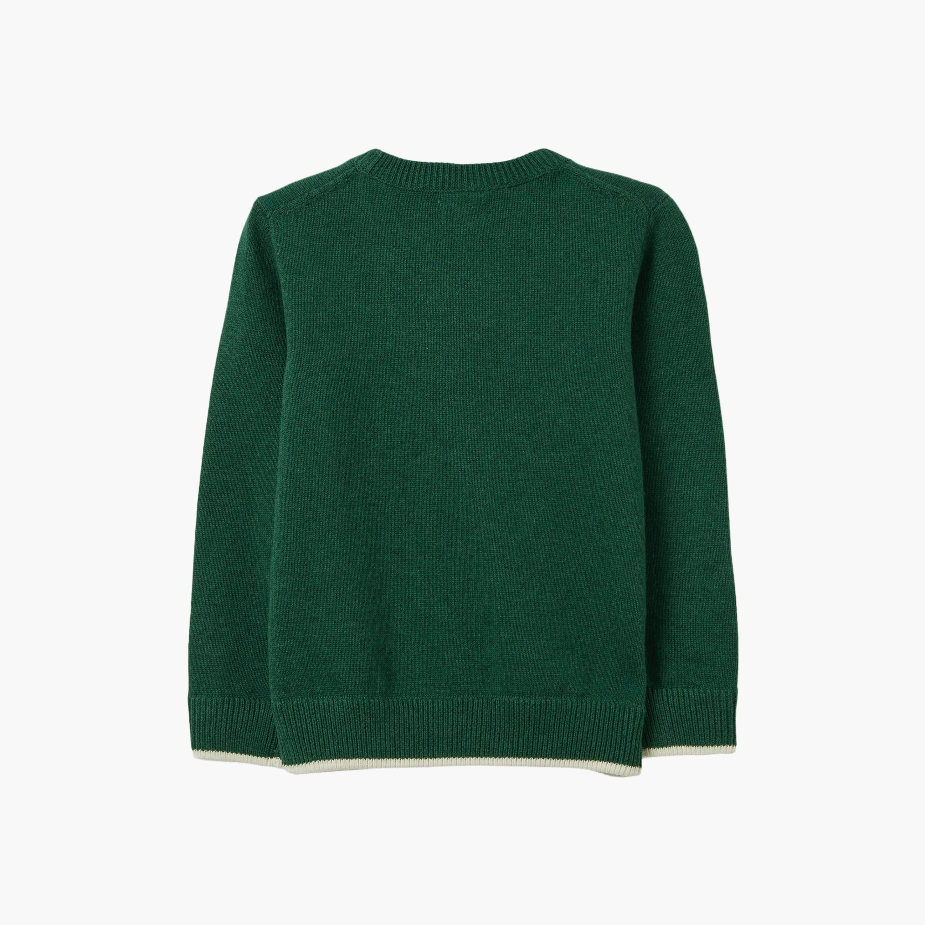 سويت شيرت قطن "أوفرسايز" بتطريز من اوه في اس-boys-clothing-sweatshirts-image-2