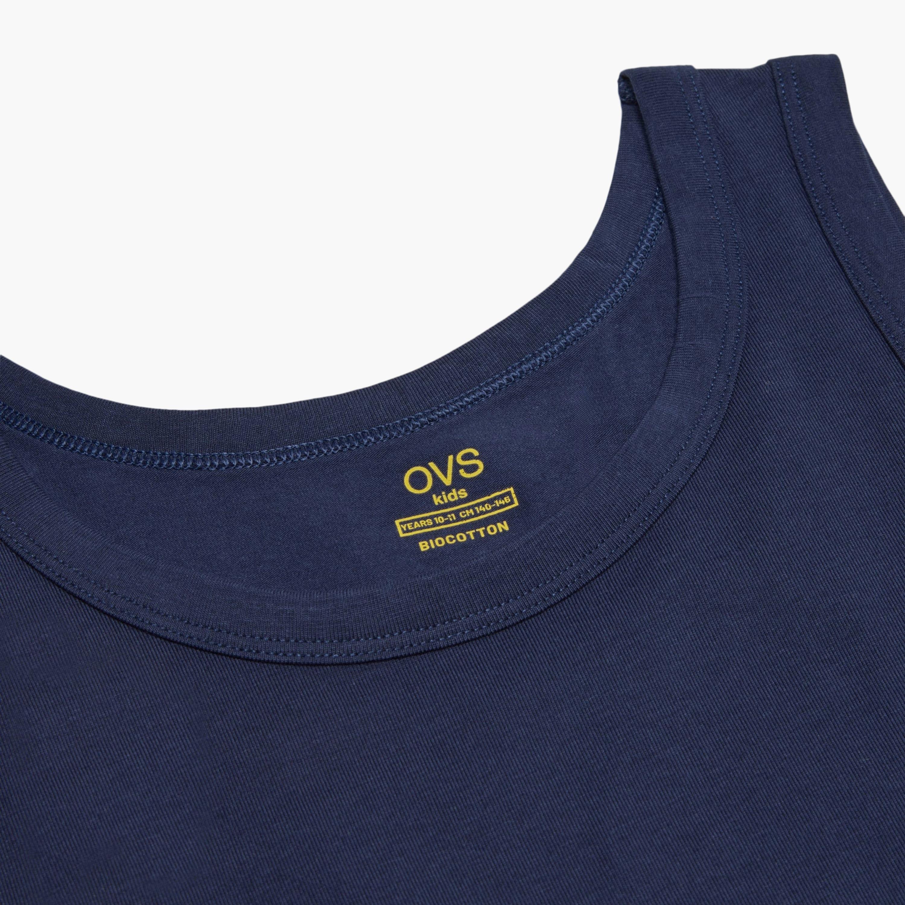 طقم صديري "فيست" قطن قطعتين من اوه في اس-boys-clothing-innerwear-vests-image-3