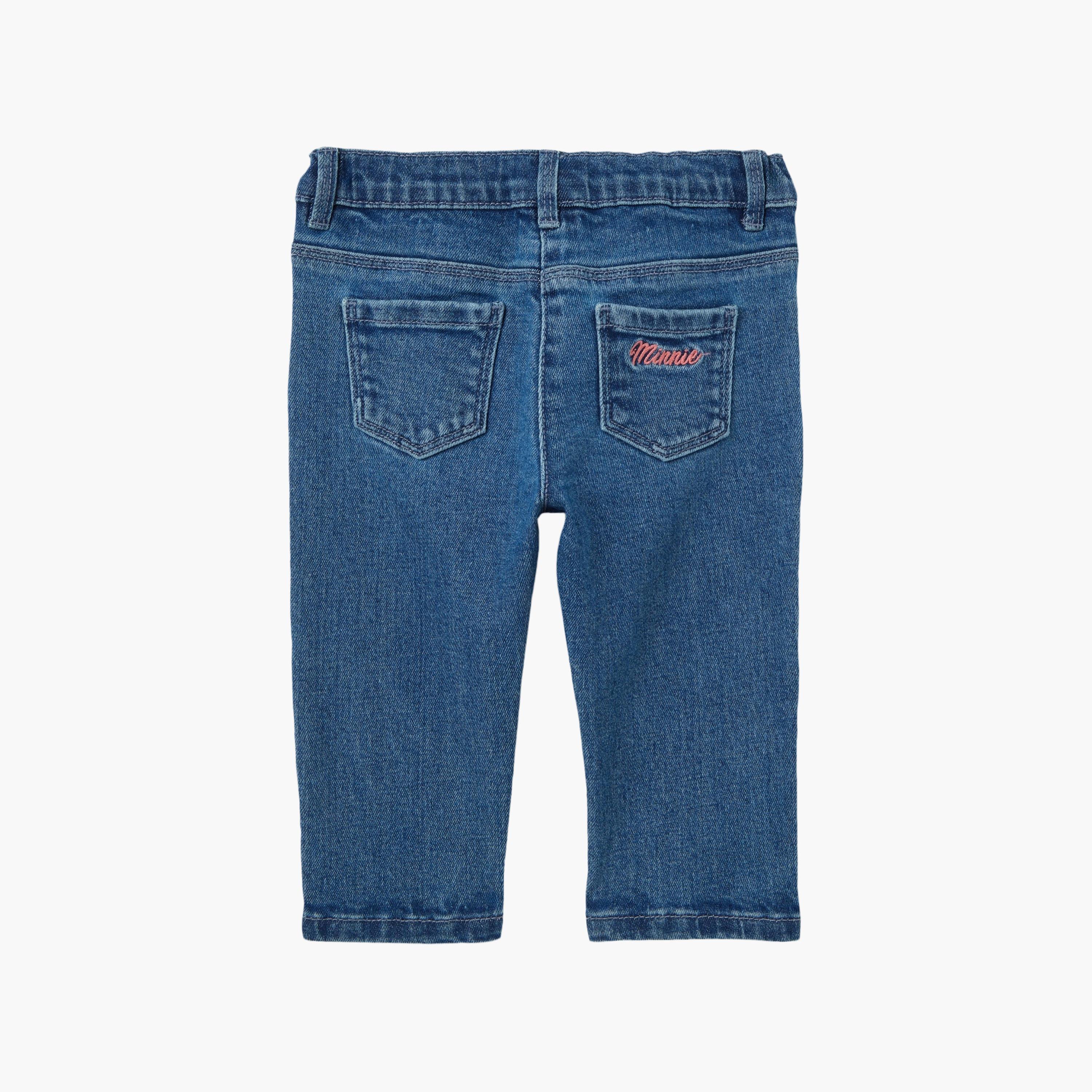 OVS Minnie Embroidered Jeans-girls-clothing-bottoms-jeansandjeggings-image-2