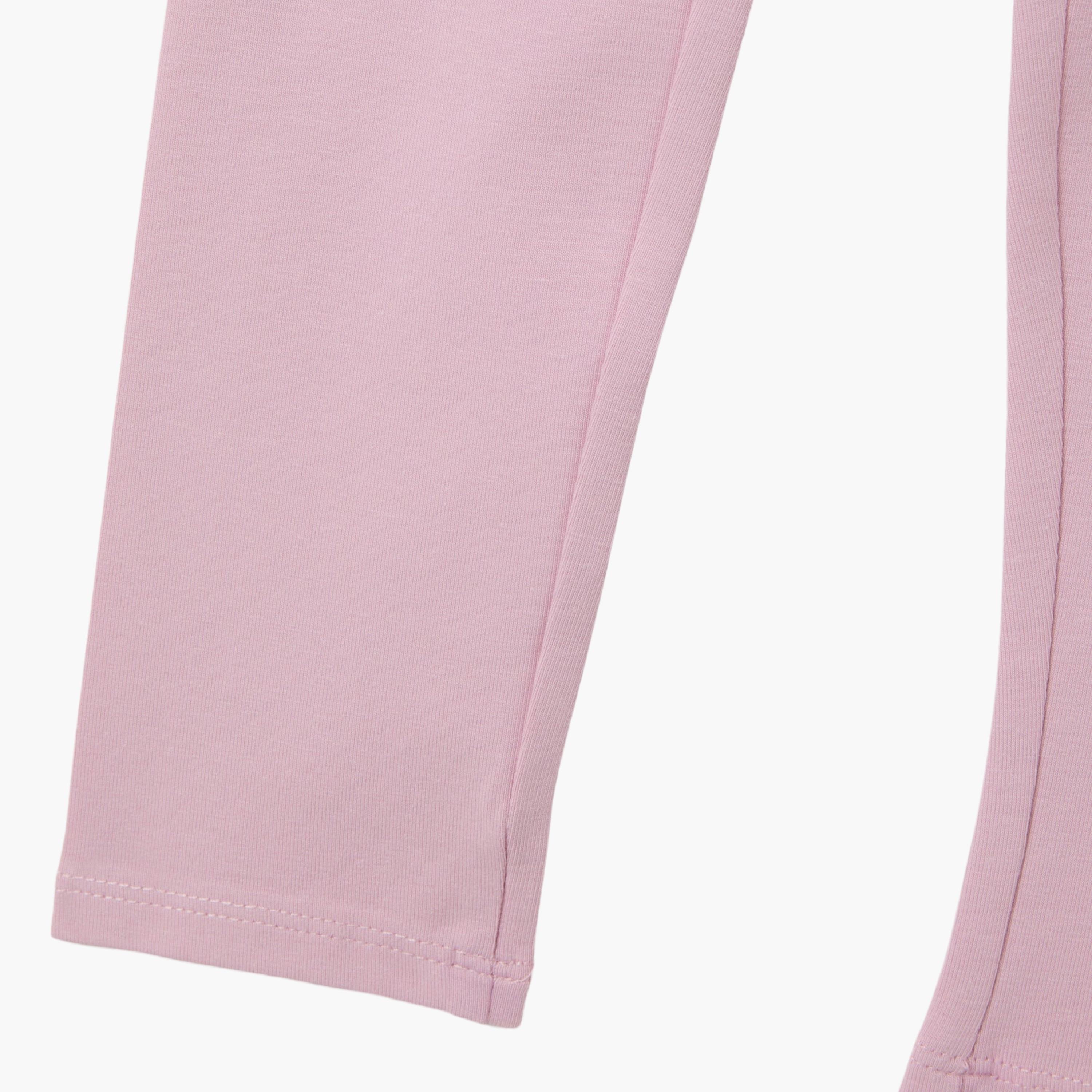OVS Solid Elasticated Leggings-girls-clothing-bottoms-leggings-image-4