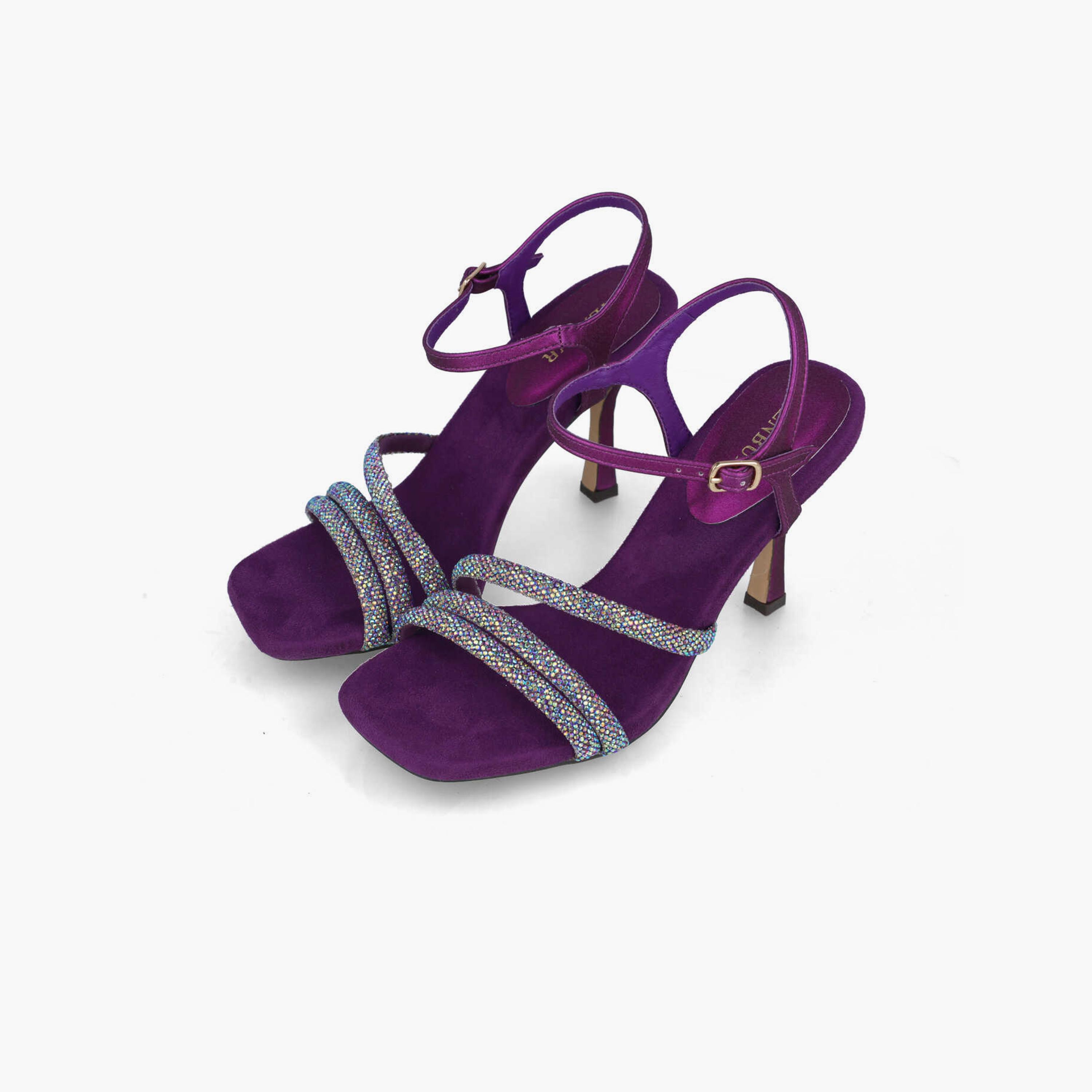 Menbur Women's Strap Sandals with Embellishment | 24259-women-shoes-heels-image-2