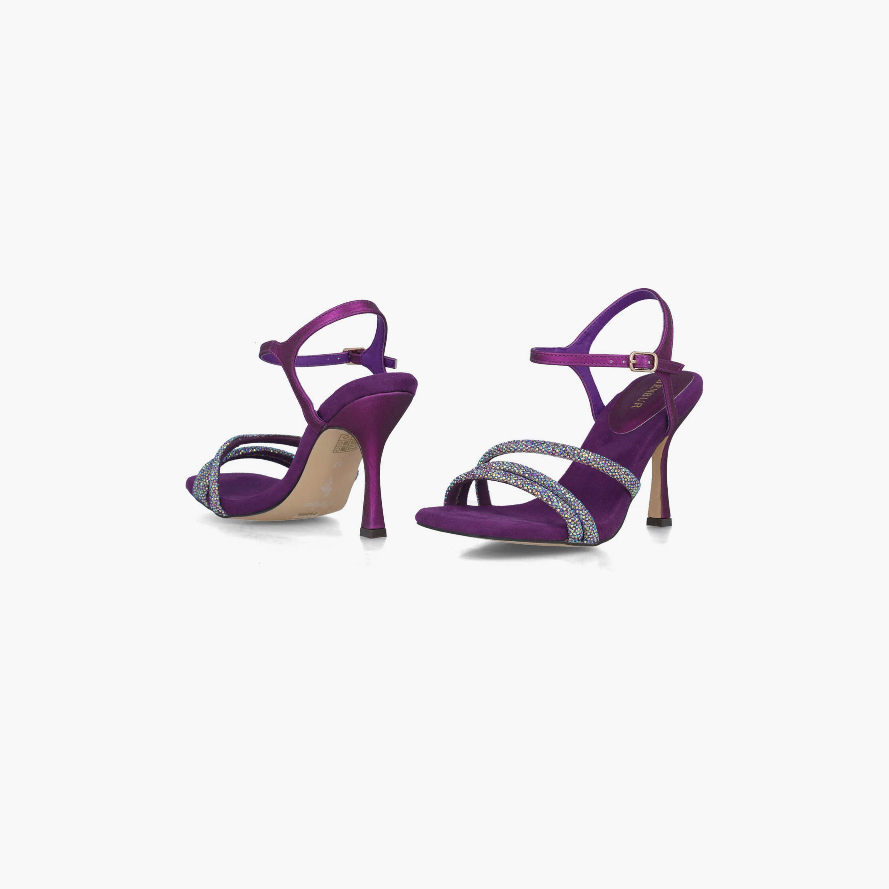 Menbur Women's Strap Sandals with Embellishment | 24259-women-shoes-heels-image-4