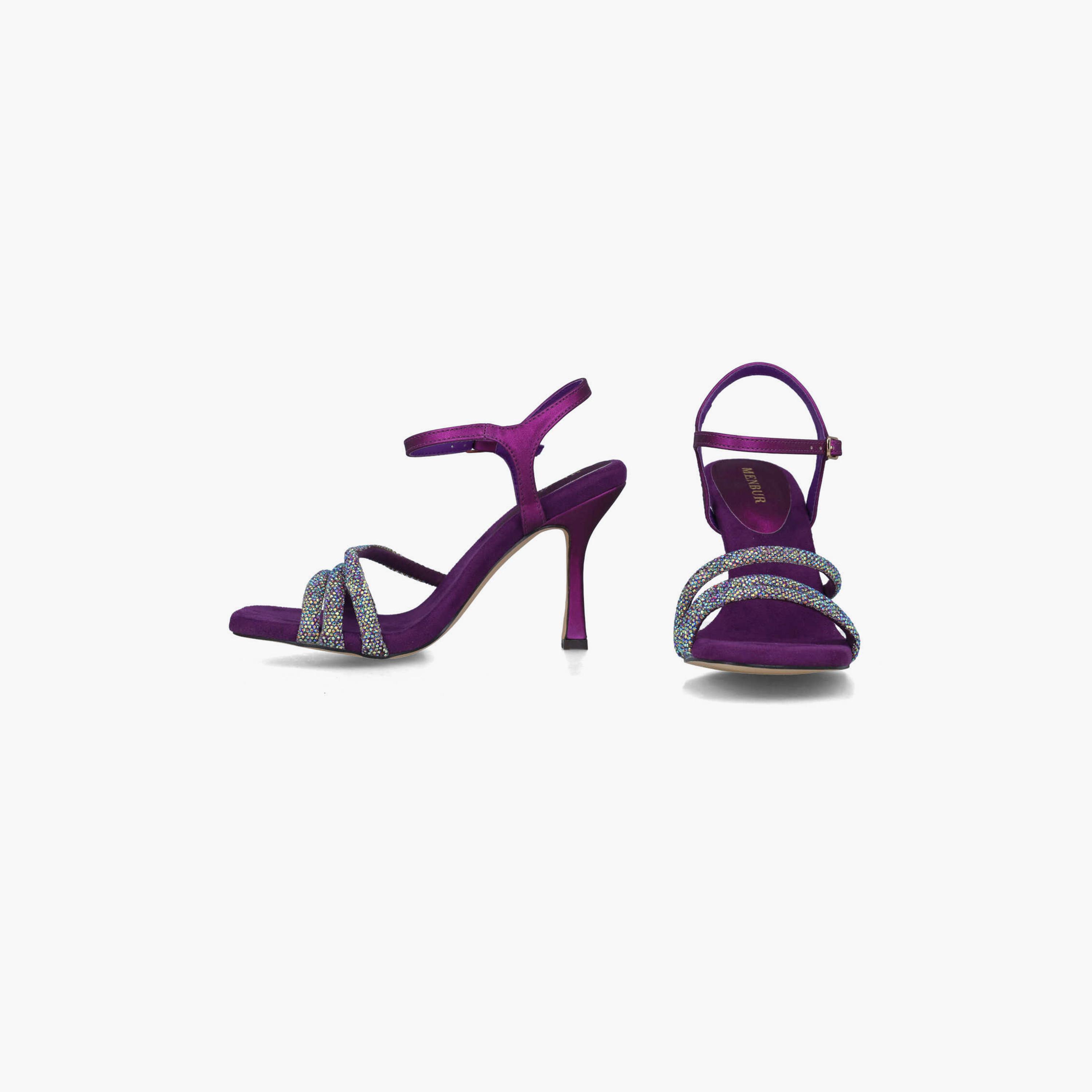 Menbur Women's Strap Sandals with Embellishment | 24259-women-shoes-heels-image-5