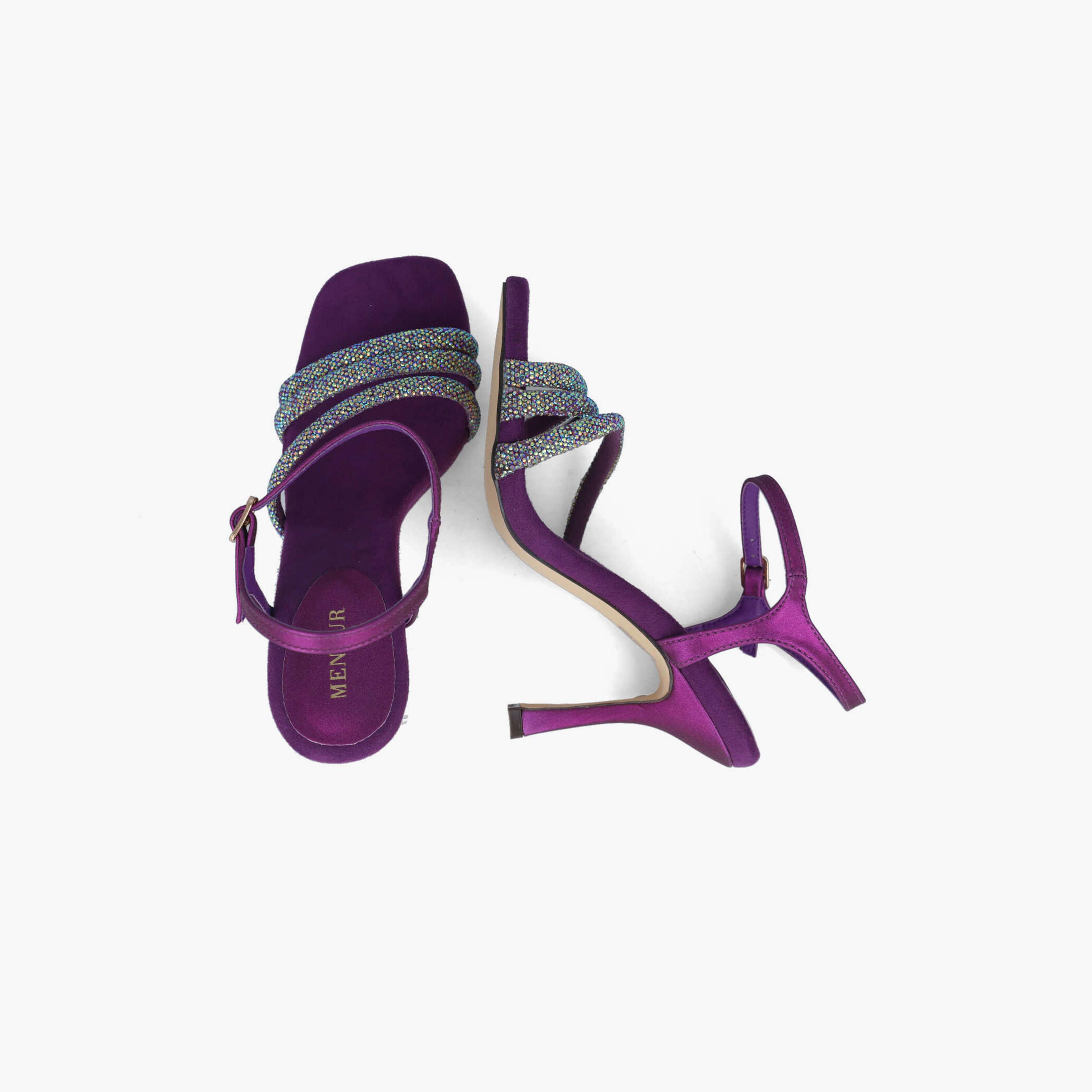 Menbur Women's Strap Sandals with Embellishment | 24259-women-shoes-heels-image-6