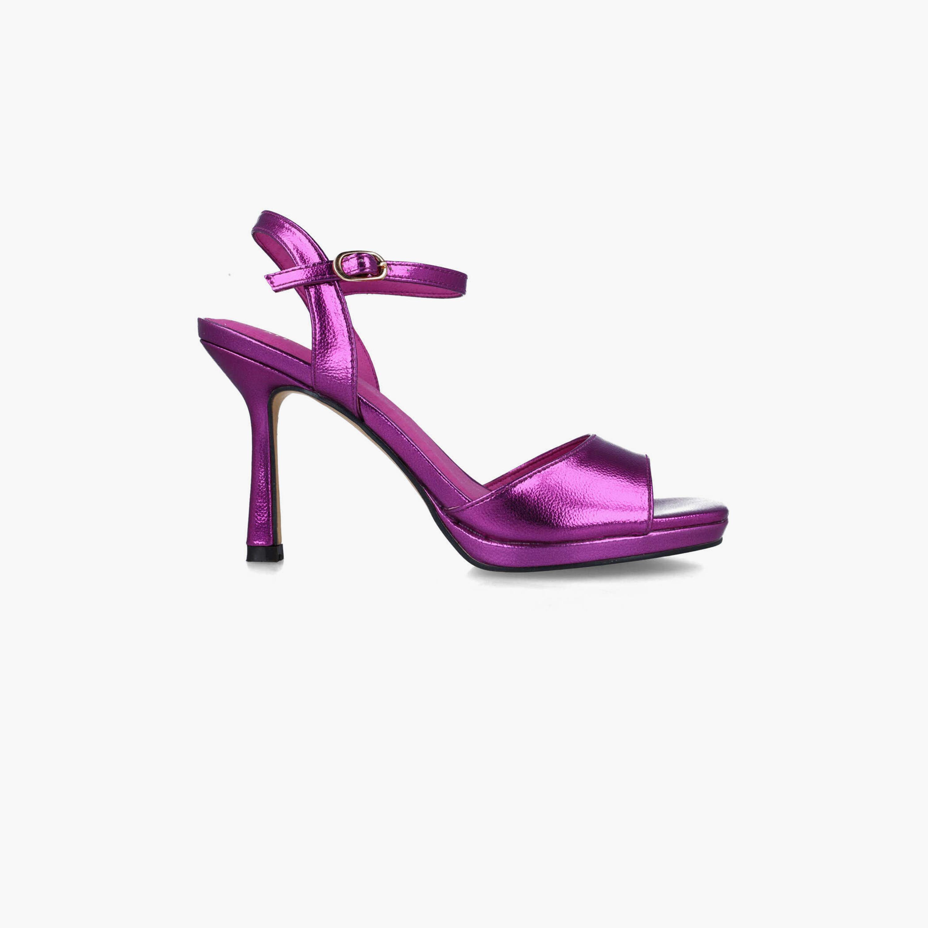 Menbur Women's Metallic Strap Sandals | 24263-women-shoes-heels-image-1