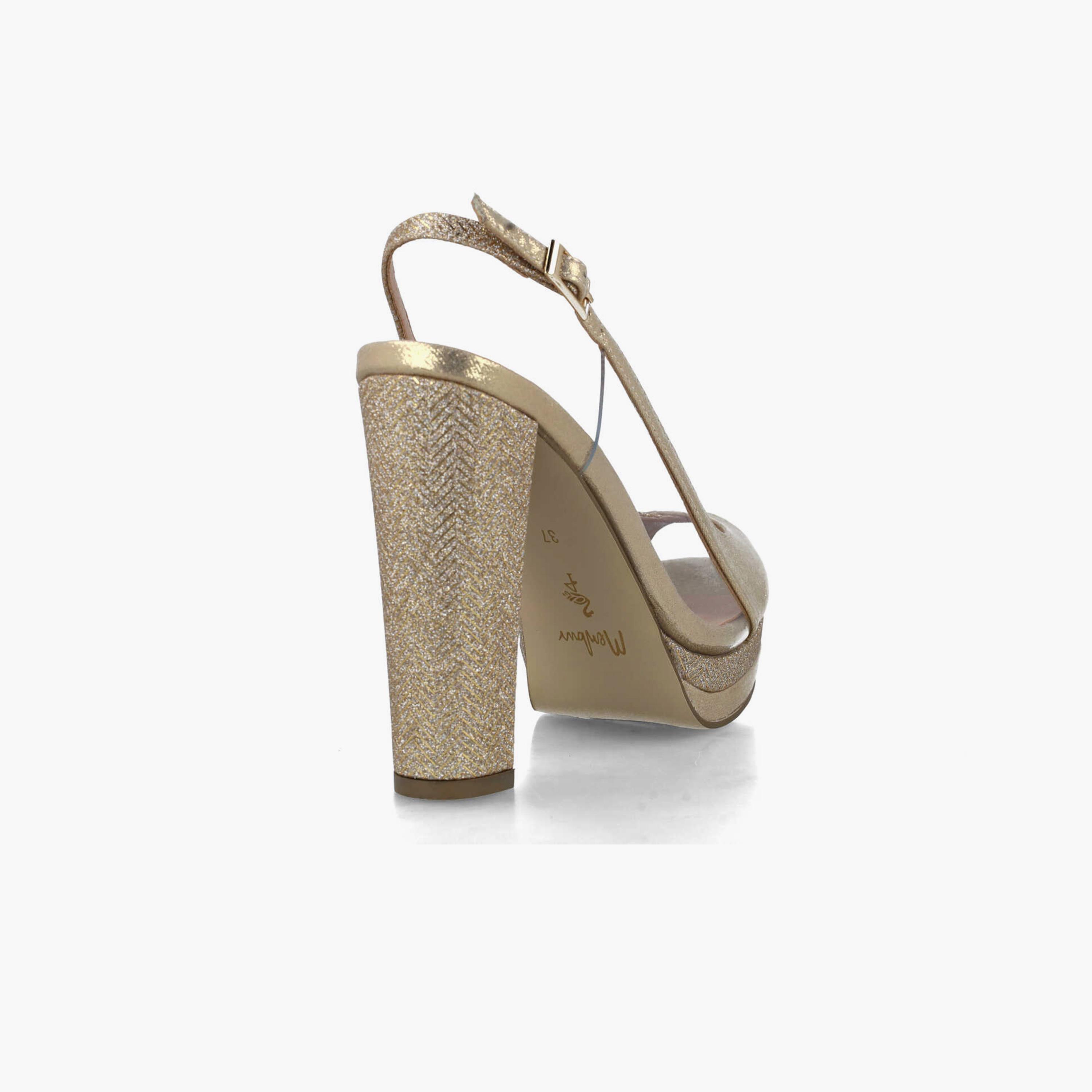 Menbur Women's Glitter Pumps with Strap | 24276-women-shoes-heels-image-3