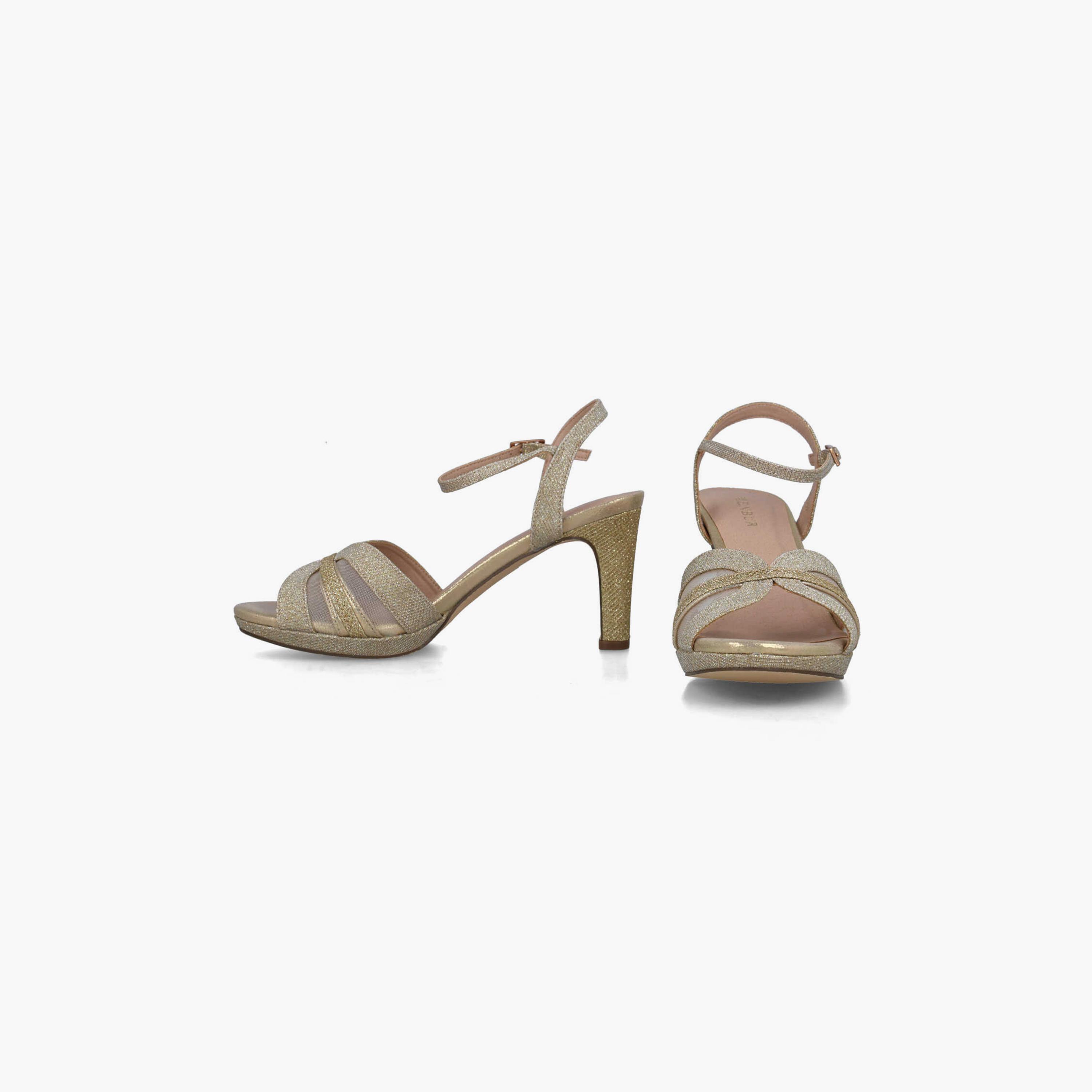 Menbur Women's Glitter Strap Sandals | 24279-women-shoes-heels-image-5