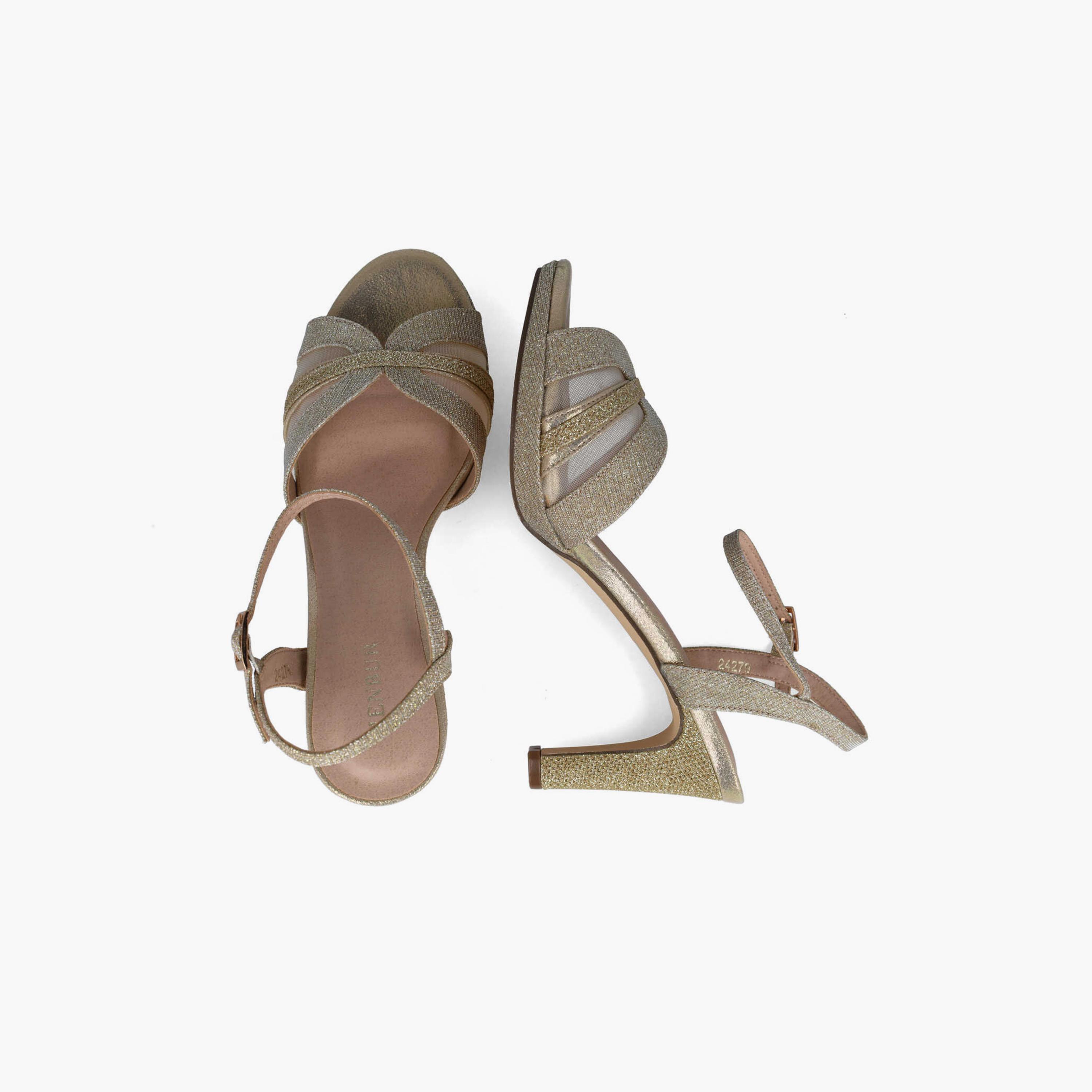 Menbur Women's Glitter Strap Sandals | 24279-women-shoes-heels-image-6