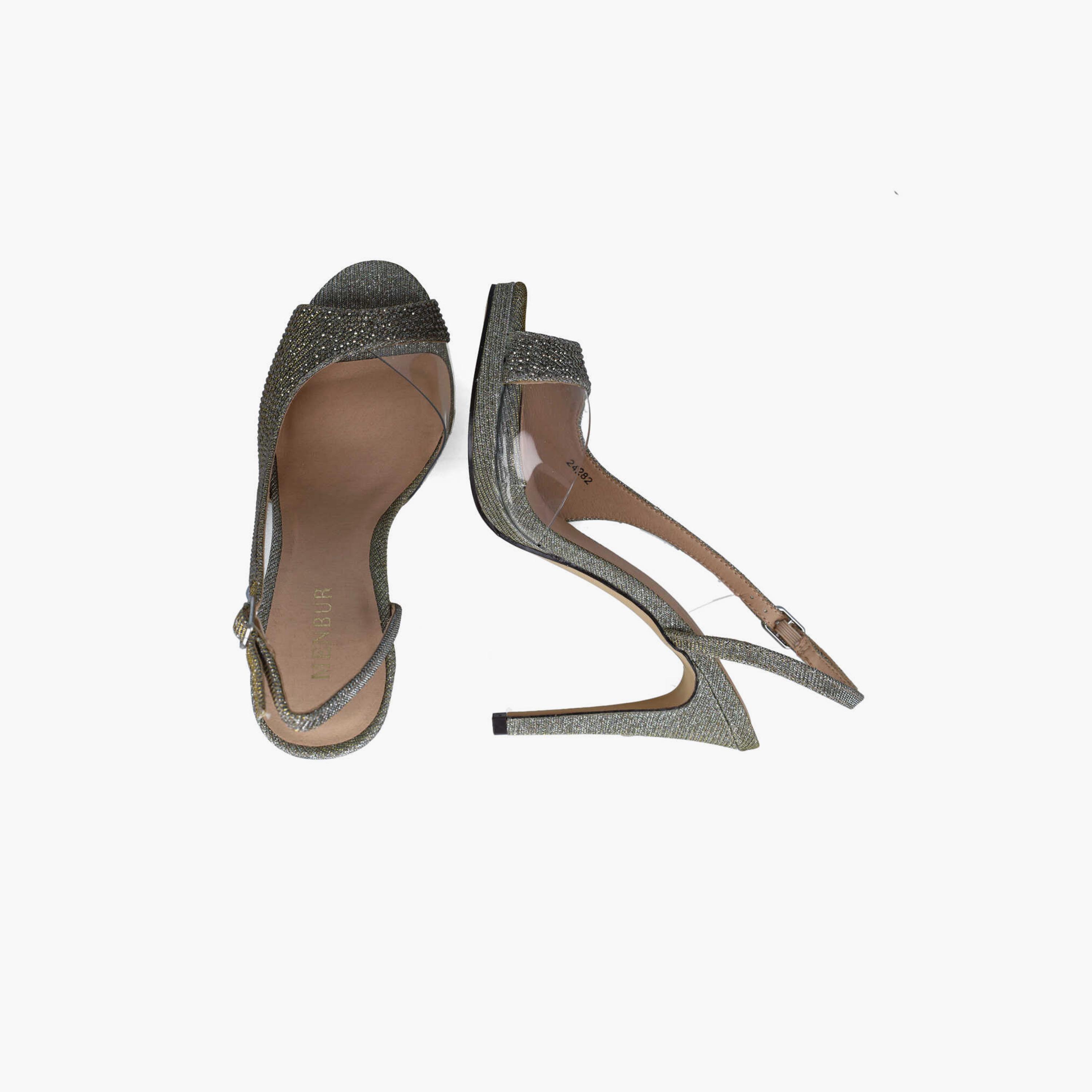 Menbur Women's Glitter Stiletto Heels with Rhinestone Accent | 24282-women-shoes-heels-image-6