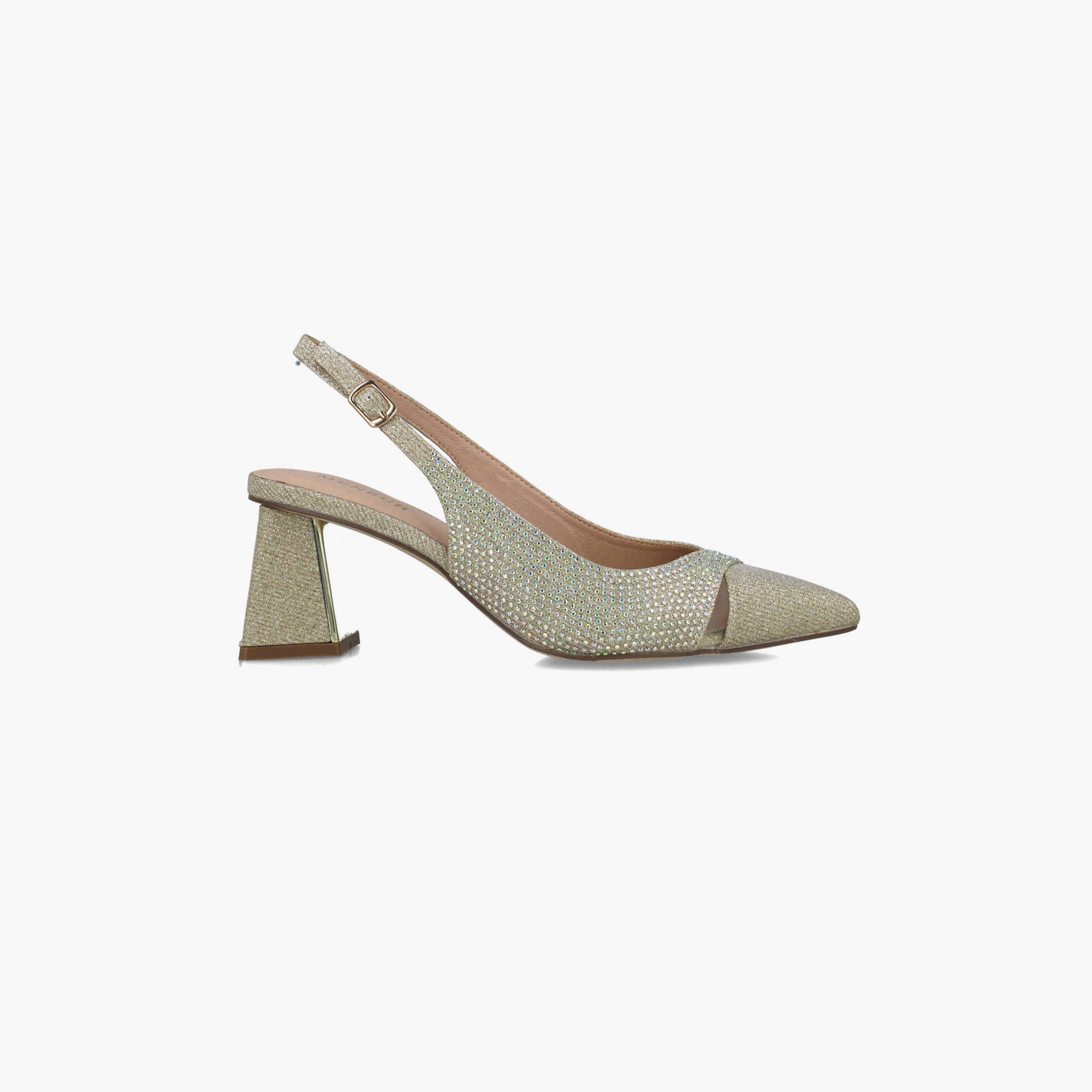 Menbur Women's Glitter Pumps with Rhinestone Accent | 24283-women-shoes-heels-image-1
