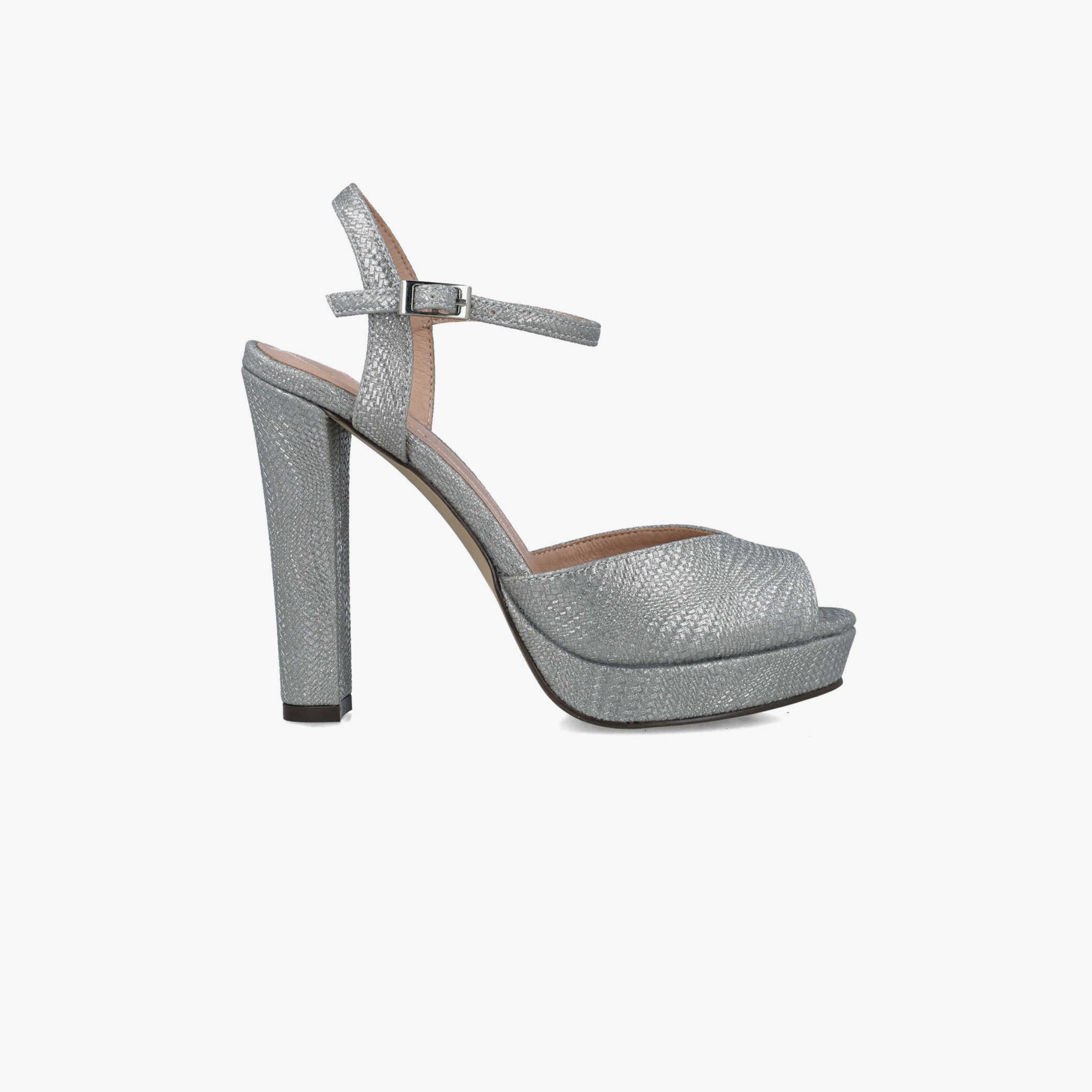 Menbur Women's Reptile Print Platform Heels with Strap | 24322-women-shoes-heels-image-2
