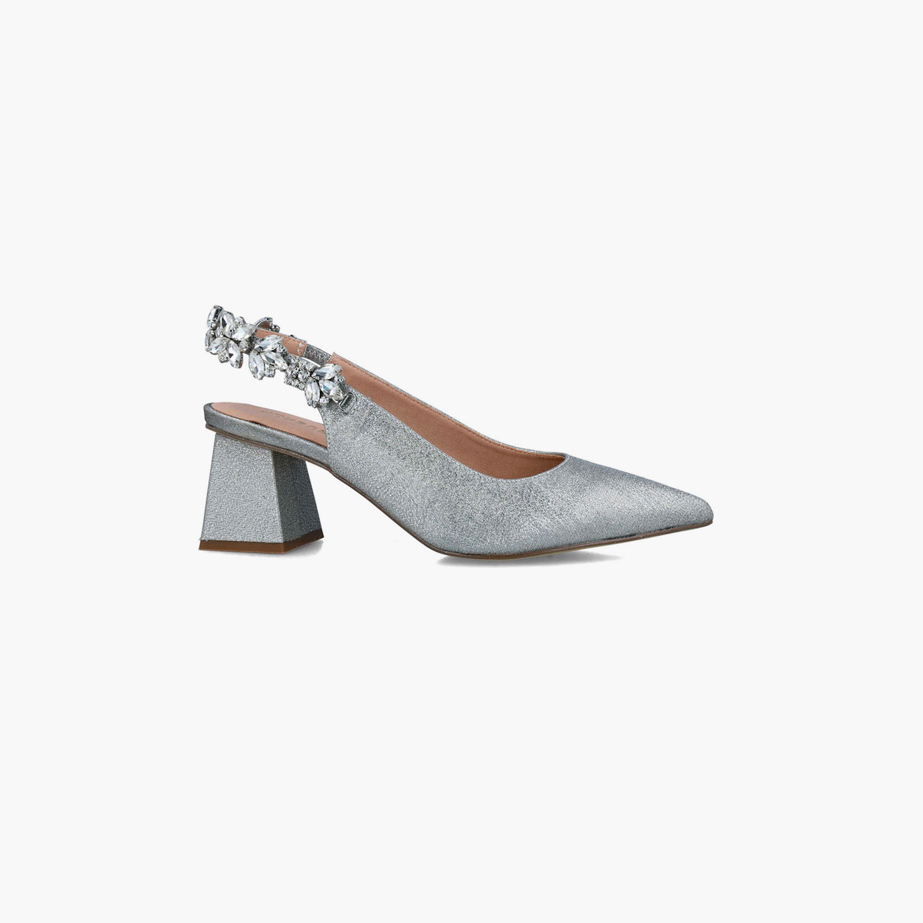 Menbur Women's Slip On Block Heels | 24354-women-shoes-heels-image-1