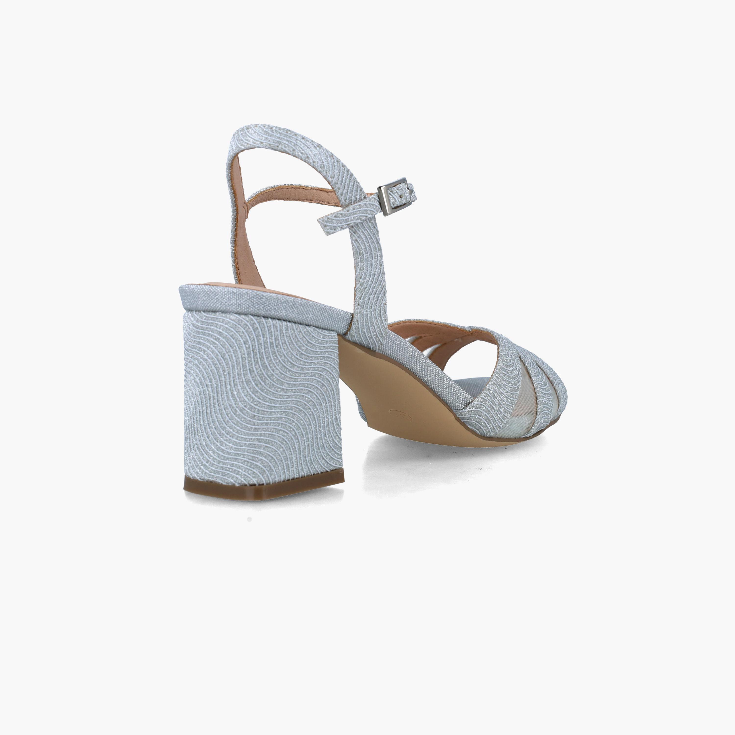 Menbur Women's Embroidered Block Heels with Strap | 24364-women-shoes-heels-image-3