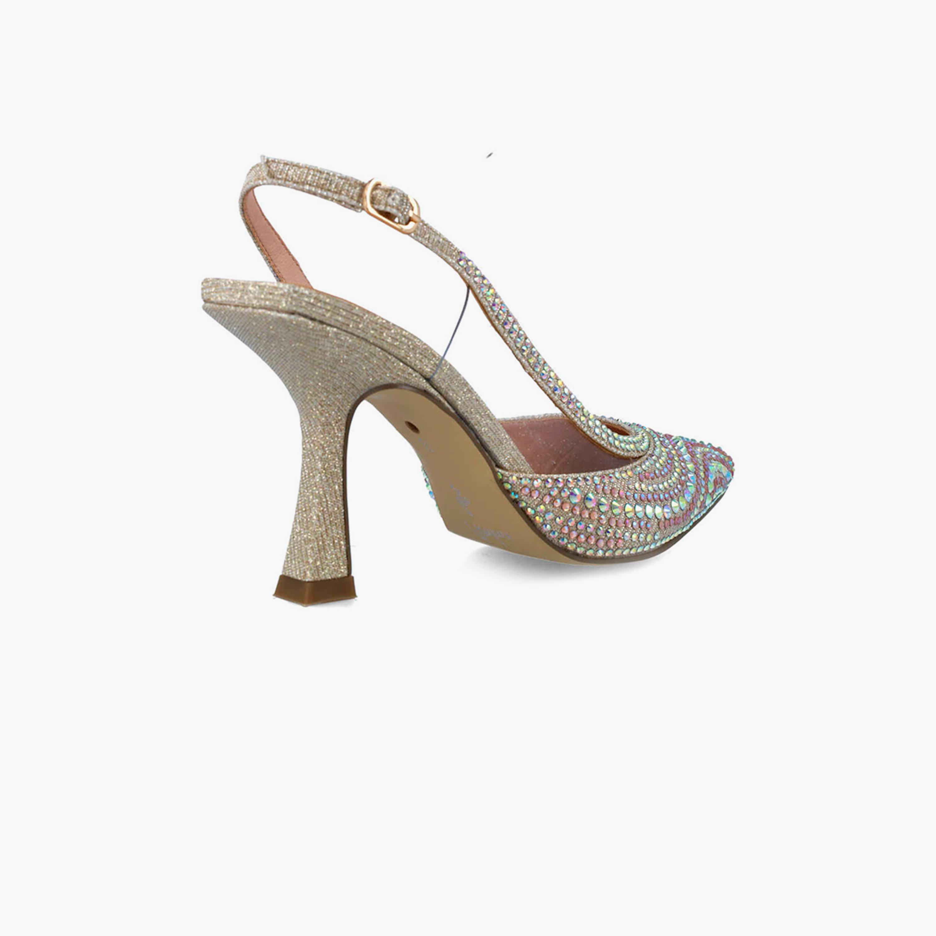 Menbur Women's Glitter Pumps with Rhinestone Accent | 24379-women-shoes-heels-image-3