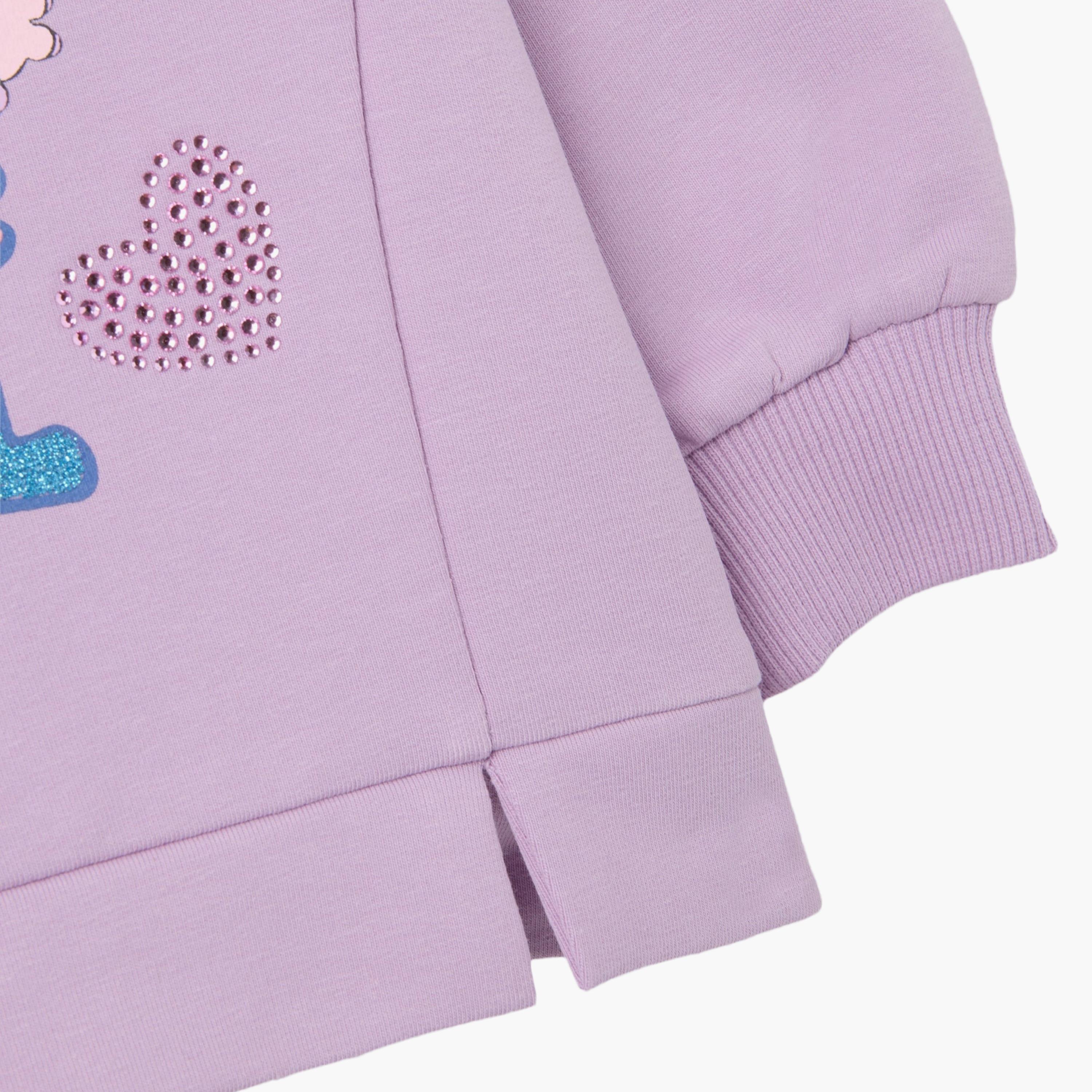 سويت شيرت بتطريز الشخصية "ستيتش" من اوه في اس-baby-girls-clothing-sweatshirts-image-3