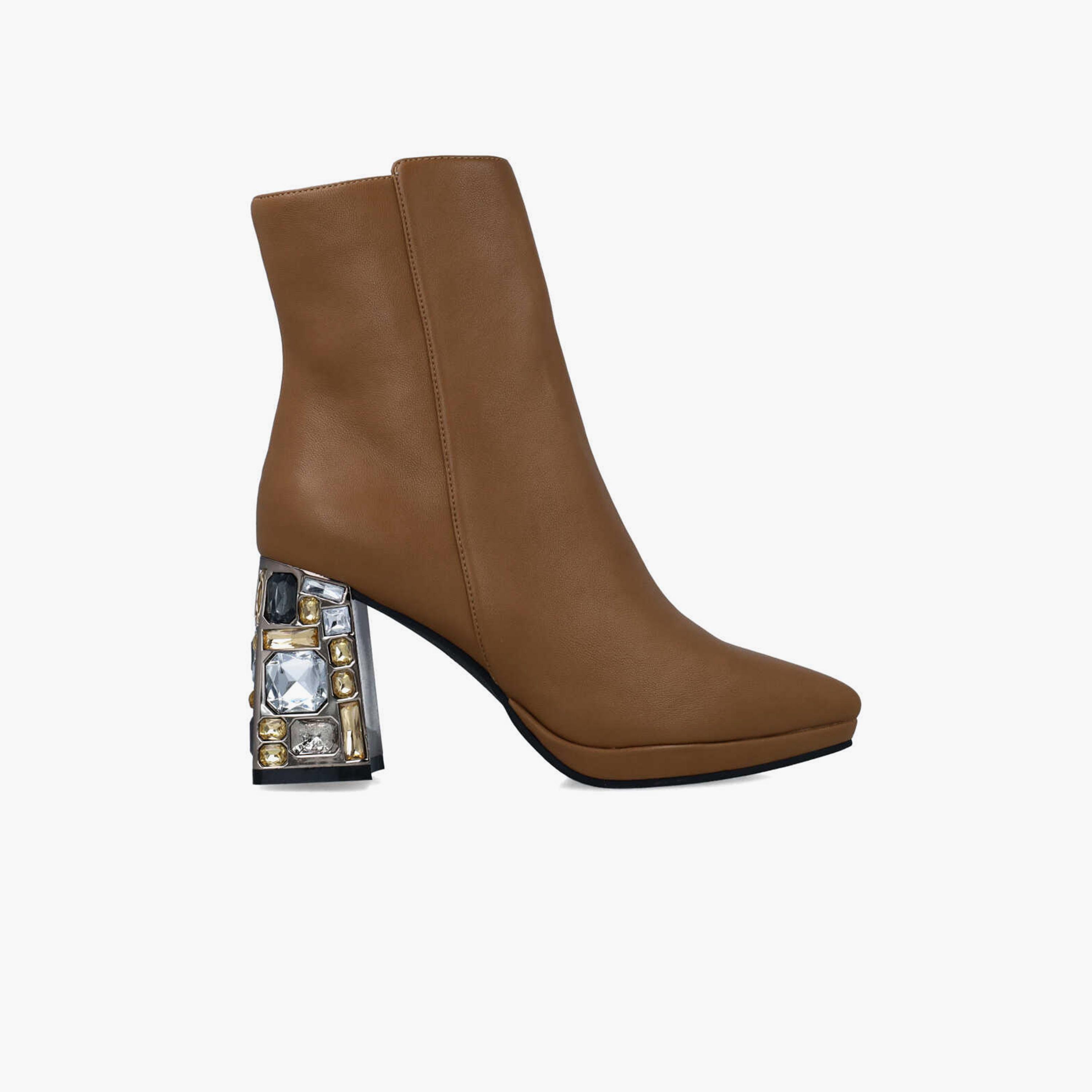 Menbur Women's Ankle Boots with Crystal | 24449-women-shoes-boots-image-2
