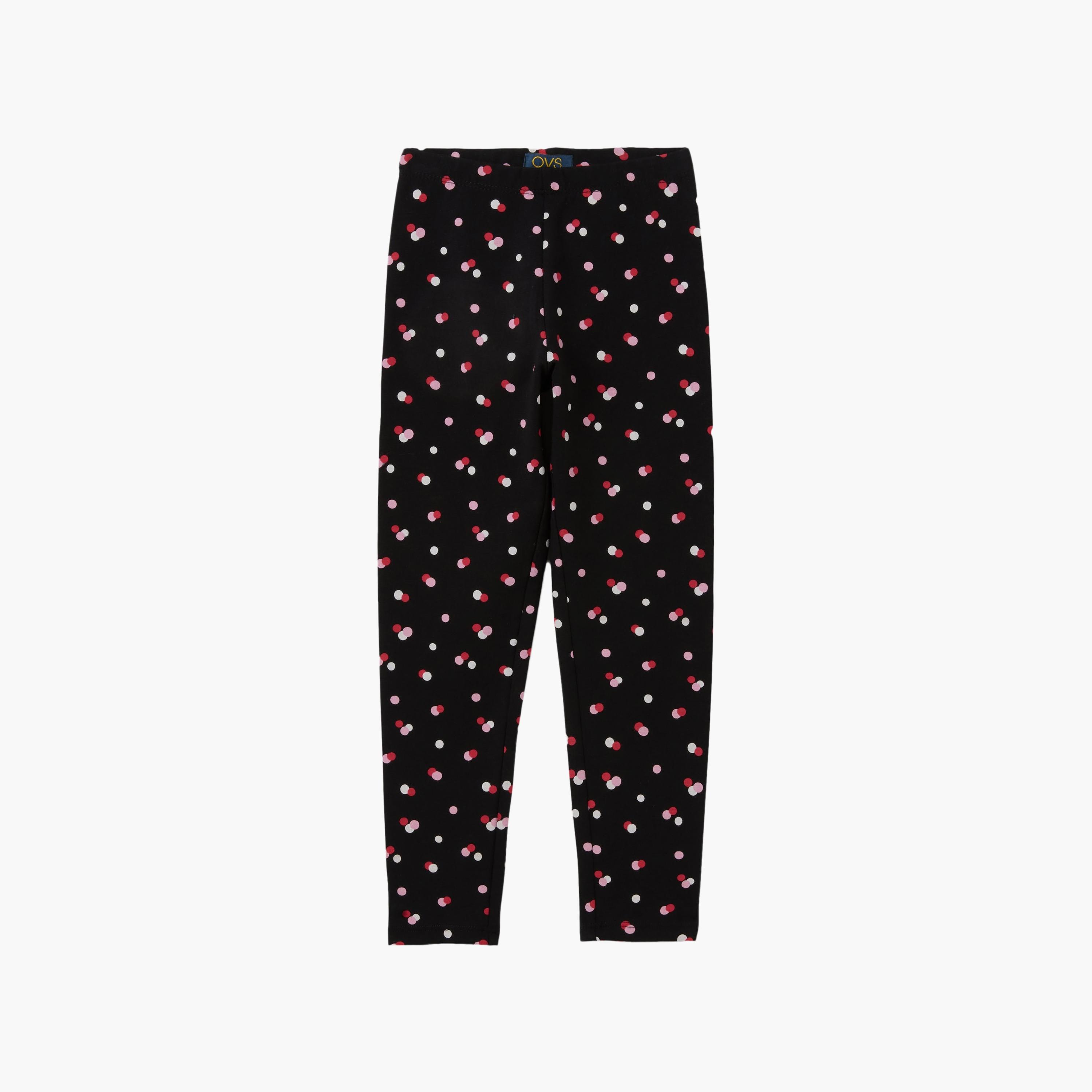 OVS Floral Printed Elasticated Leggings-girls-clothing-bottoms-leggings-image-1