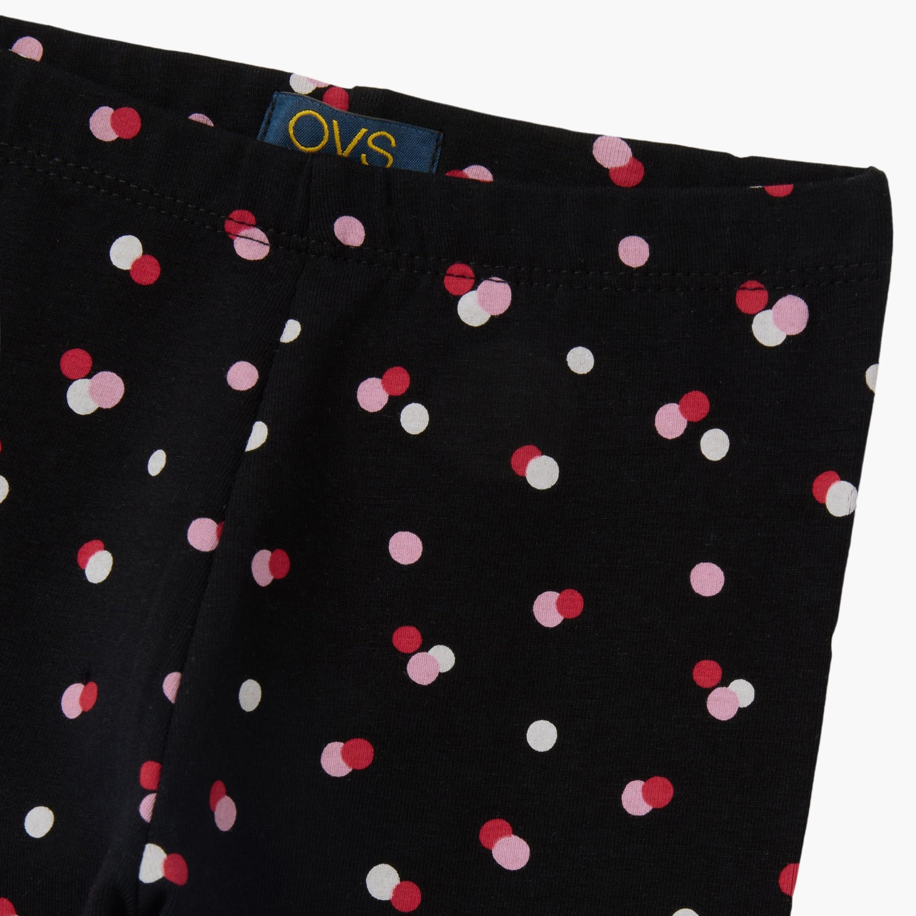 OVS Floral Printed Elasticated Leggings-girls-clothing-bottoms-leggings-image-3