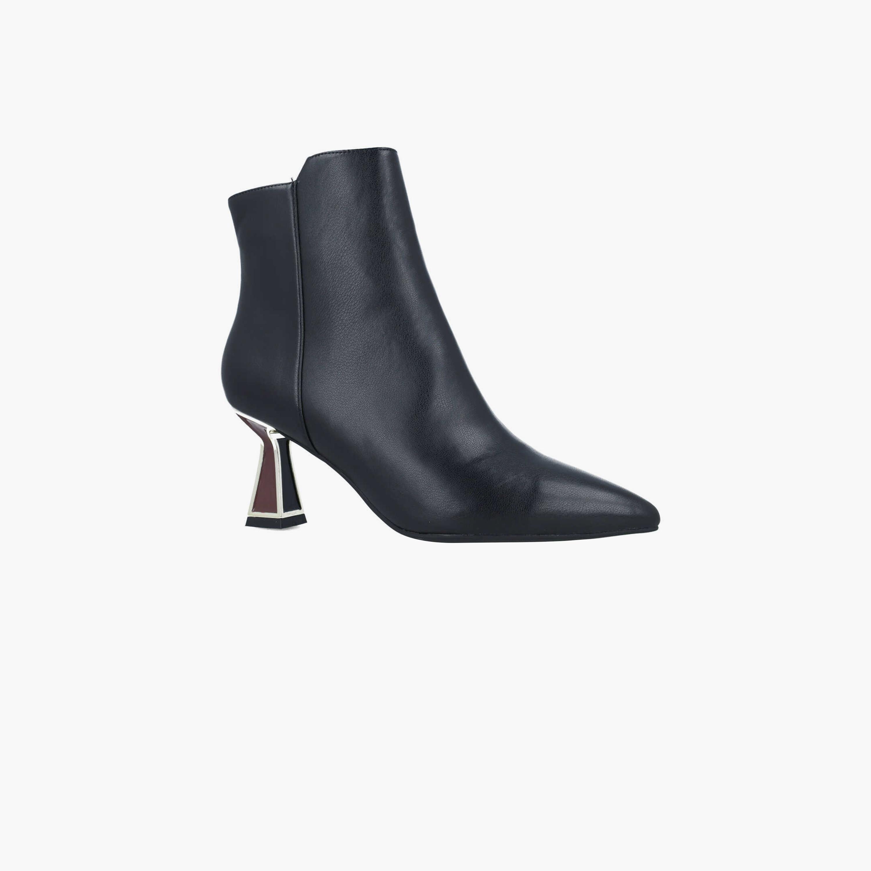 Menbur Women's Metallic Ankle Boots With Pointed Toe | 24481-women-shoes-boots-image-1