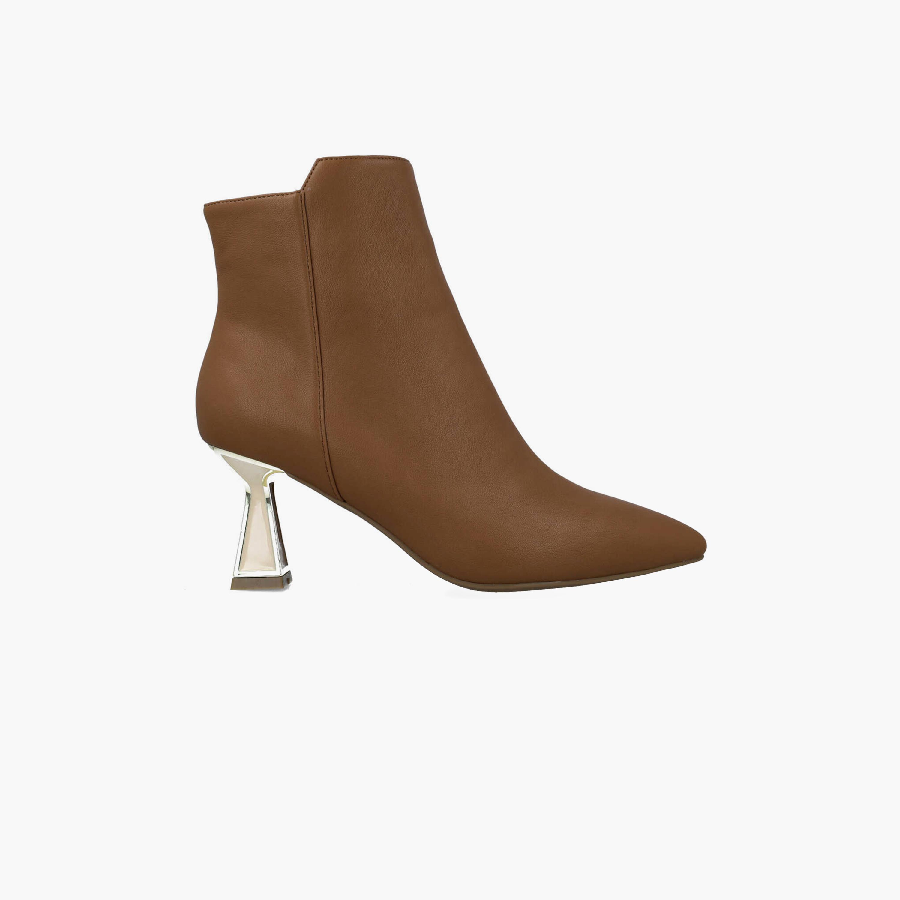 Menbur Women's Metallic Ankle Boots With Pointed Toe | 24481-women-shoes-boots-image-2