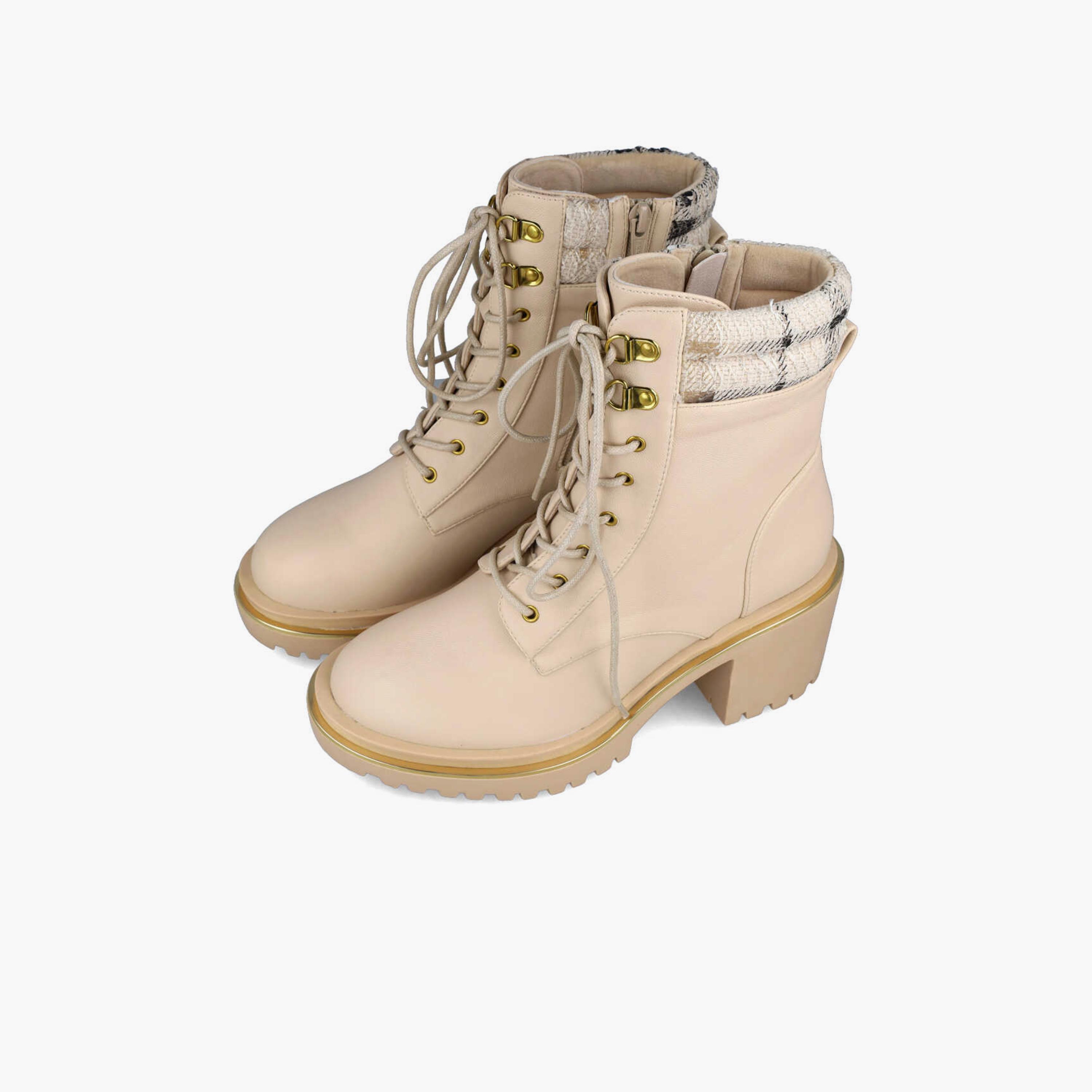 Menbur Women's High Shaft Boots with Round Toe | 24489-women-shoes-boots-image-2