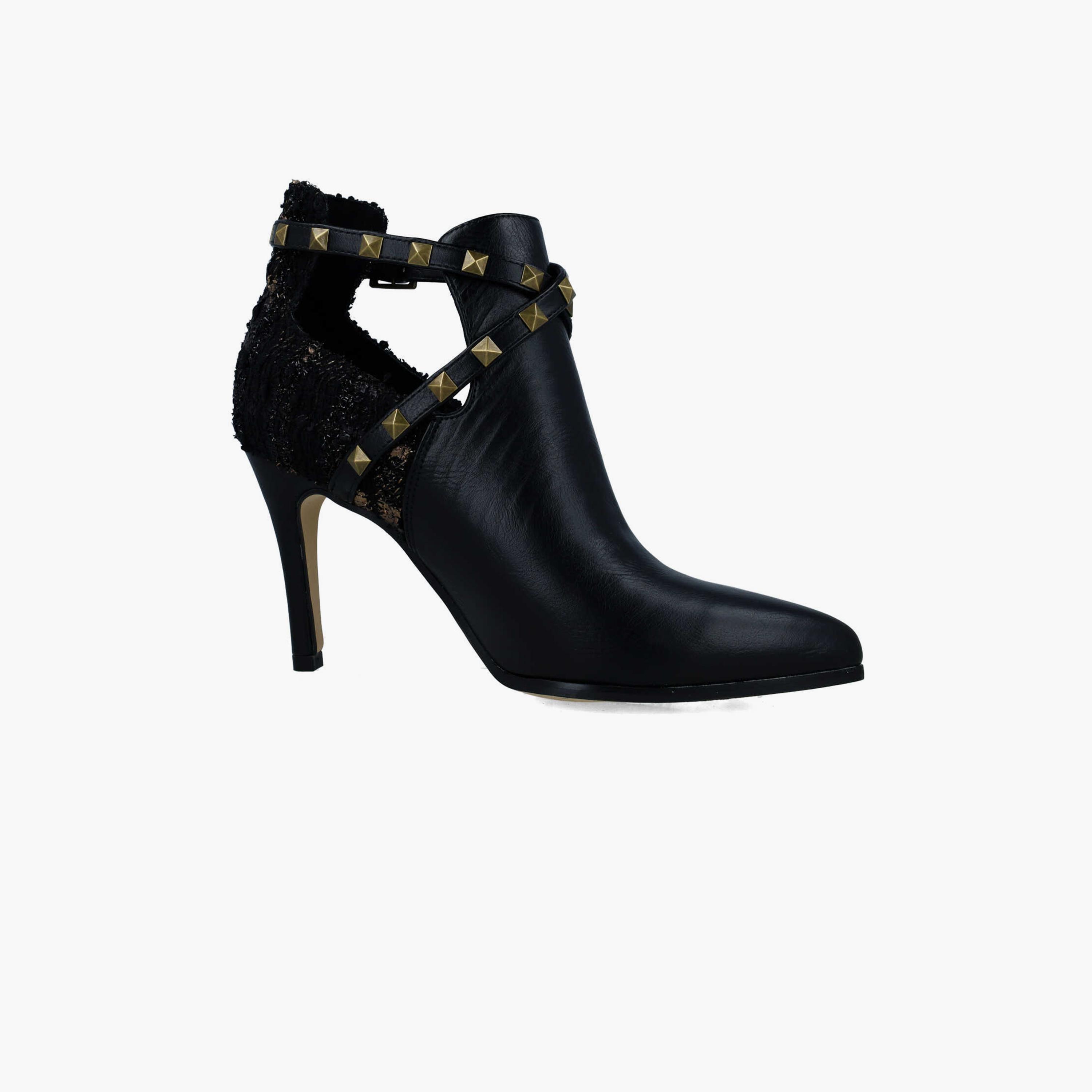Menbur Women's Ankle Boots with Studded Accent | 24496-women-shoes-boots-image-1