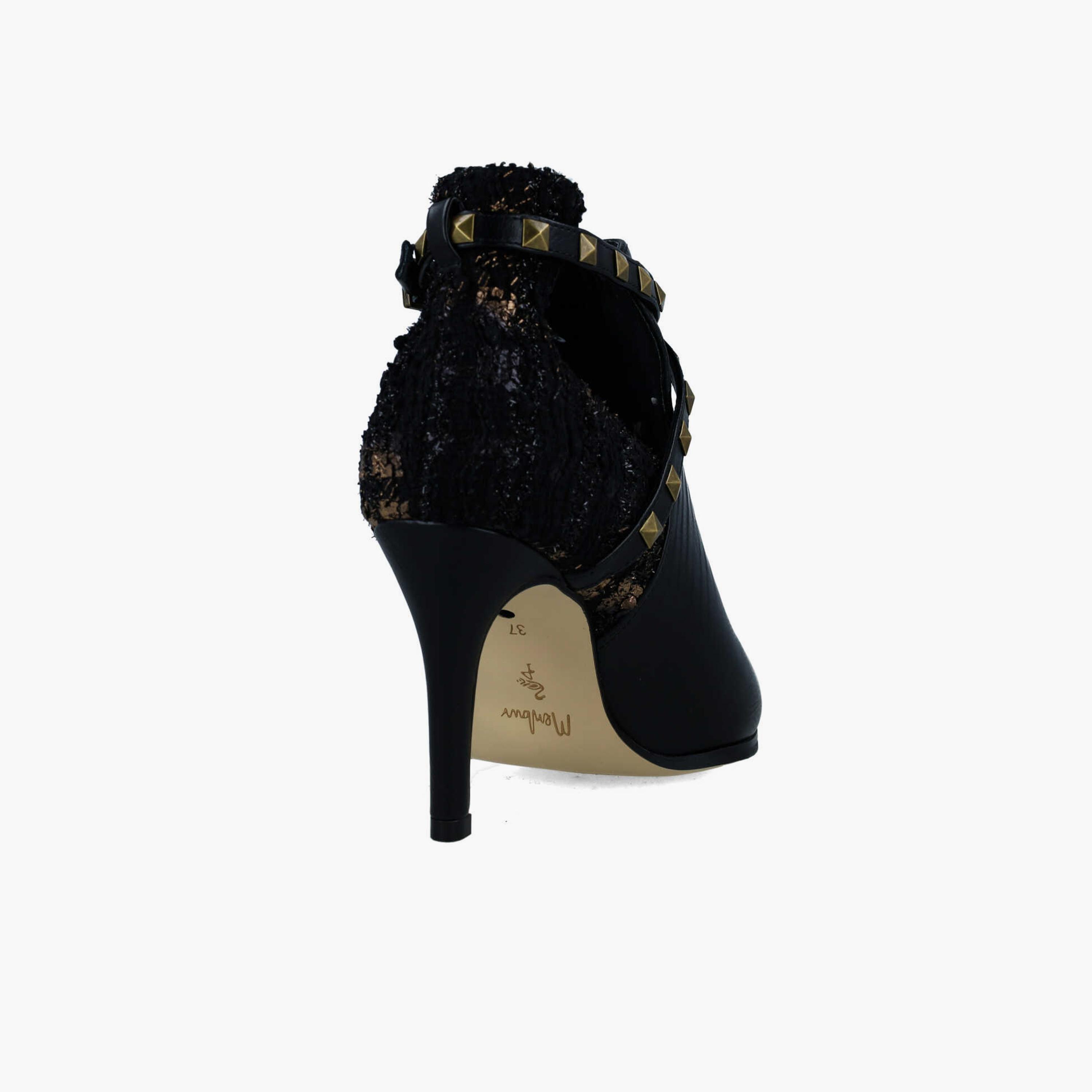 Menbur Women's Ankle Boots with Studded Accent | 24496-women-shoes-boots-image-3