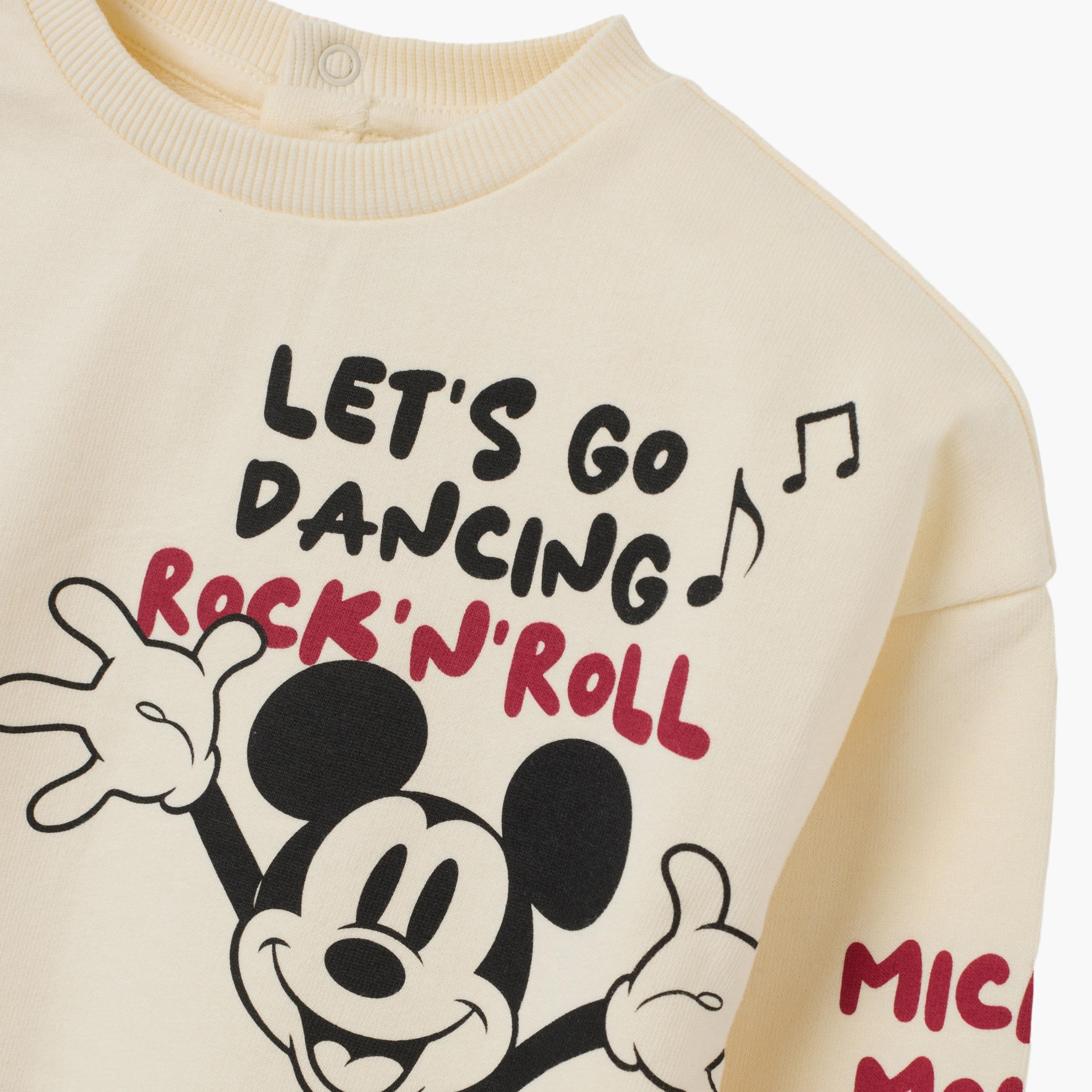 OVS Mickey Mouse Printed Sweatshirt-baby-boys-clothing-sweatshirts-image-3