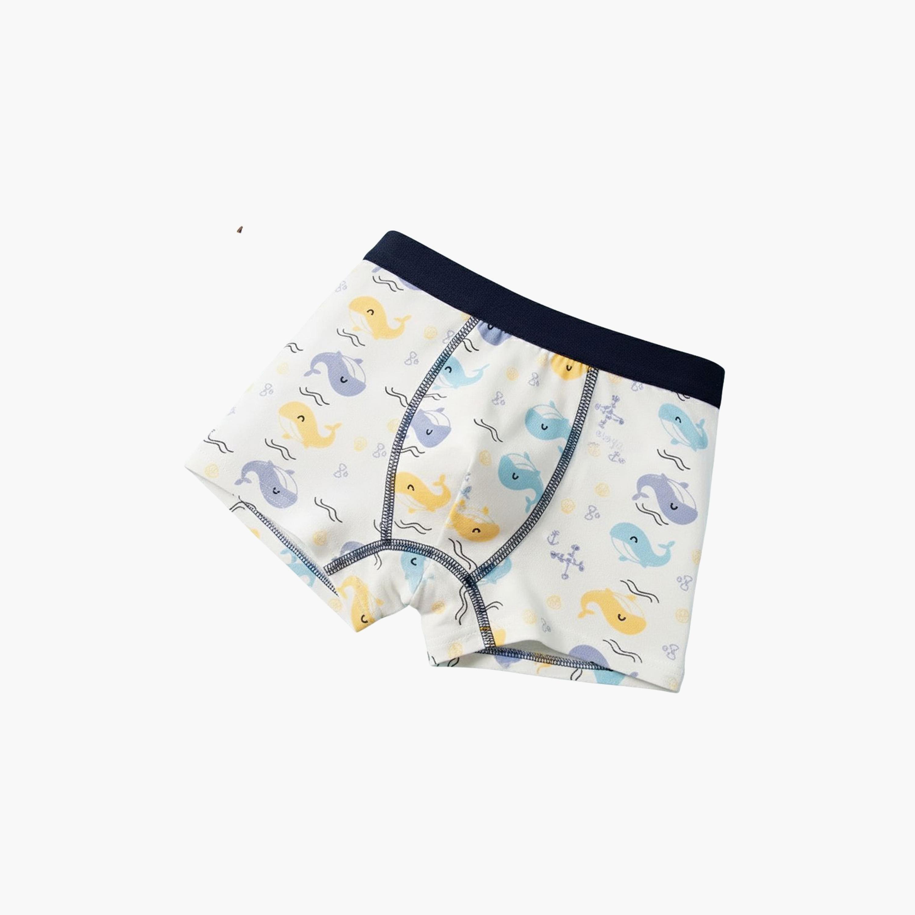 Babyqlo 4-Piece Cotton Vehicle Print Boxer Set-boys-clothing-innerwear-boxersandbriefs-image-3