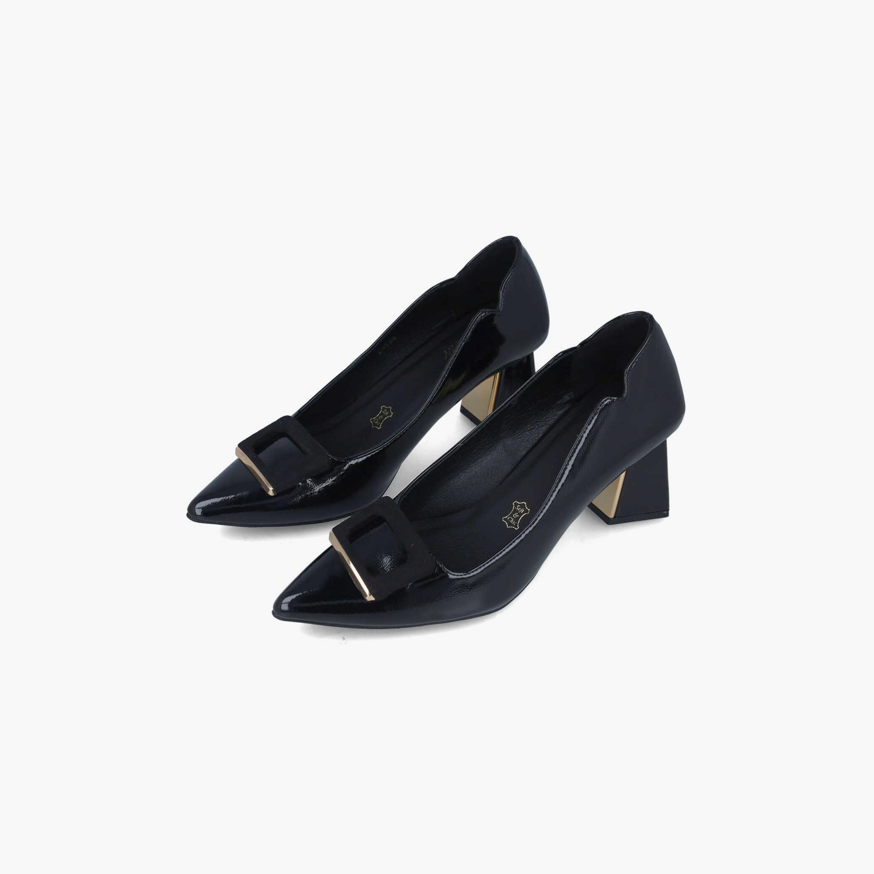 Menbur Women's Metallic Pumps with Decorative Vamp | 24526-women-shoes-heels-image-2