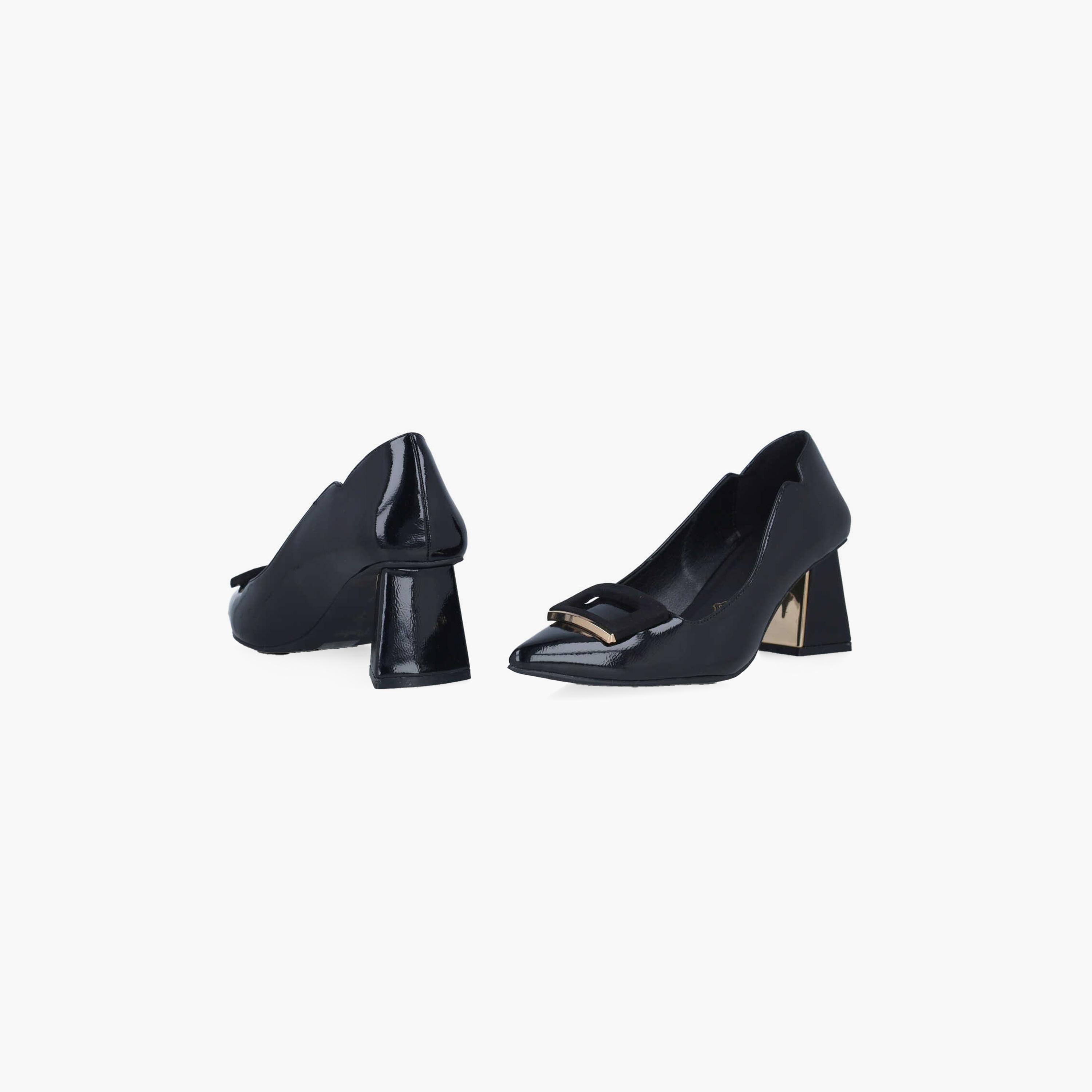 Menbur Women's Metallic Pumps with Decorative Vamp | 24526-women-shoes-heels-image-4