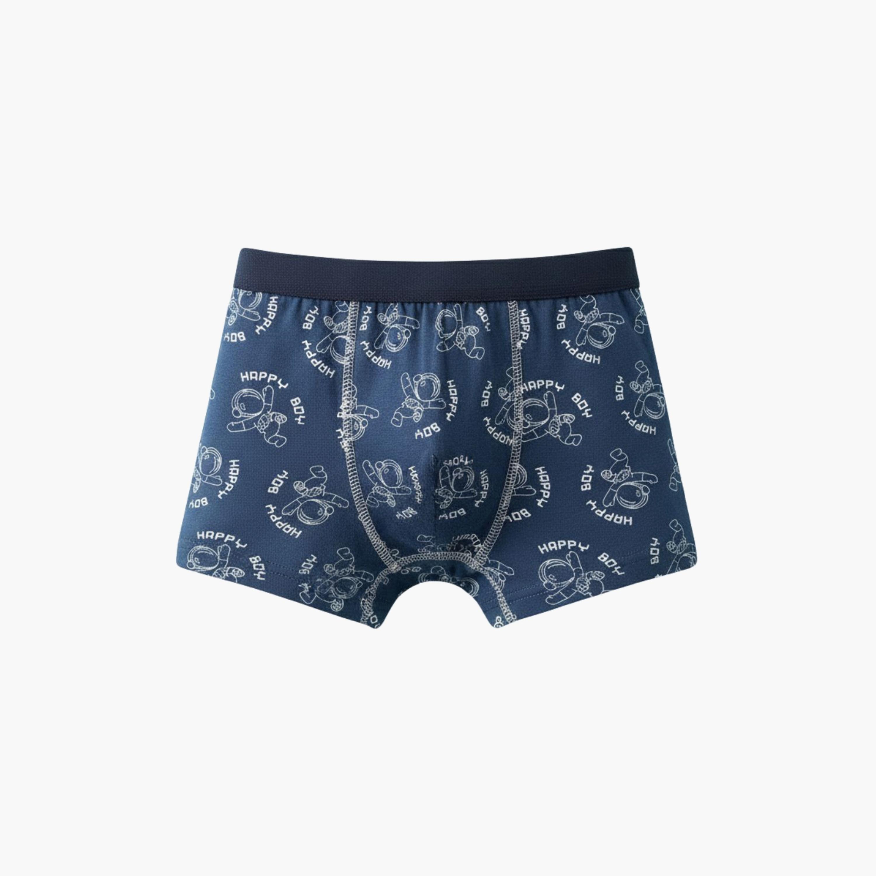 Babyqlo 4-Piece Cotton Space Astronaut Boxer Set-boys-clothing-innerwear-boxersandbriefs-image-3
