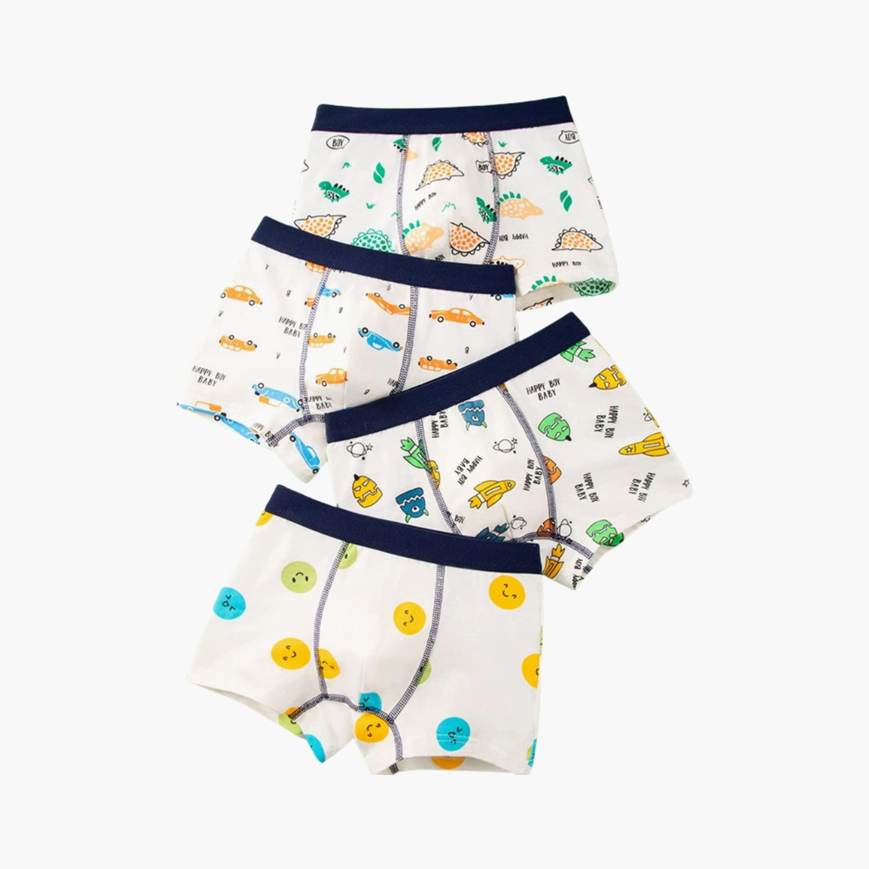 Babyqlo 4-Piece Cotton Fun Icon Boxer Set-boys-clothing-innerwear-boxersandbriefs-image-1