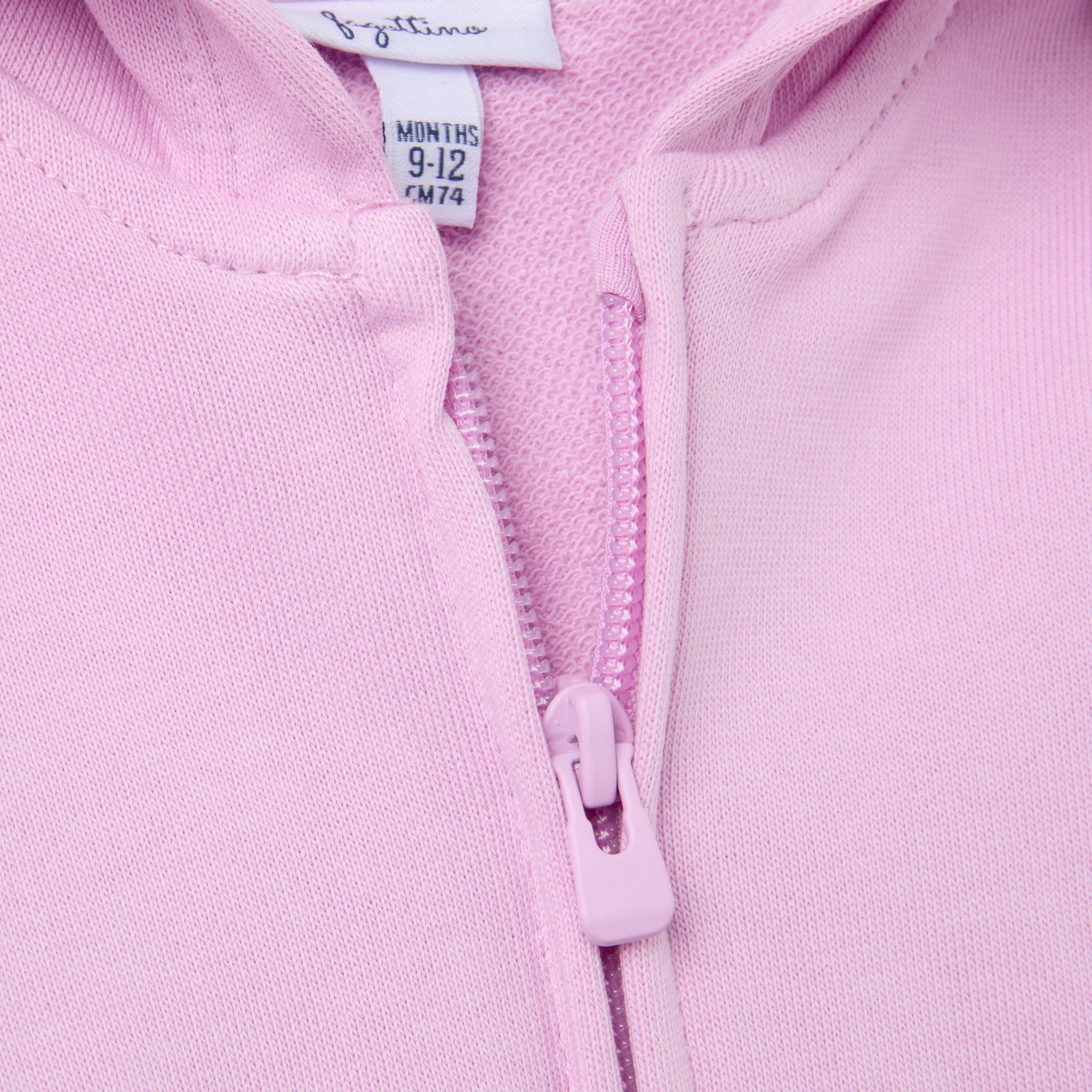 OVS Solid Long Sleeves Zip Through Hoodie-baby-girls-clothing-sweatshirts-image-3