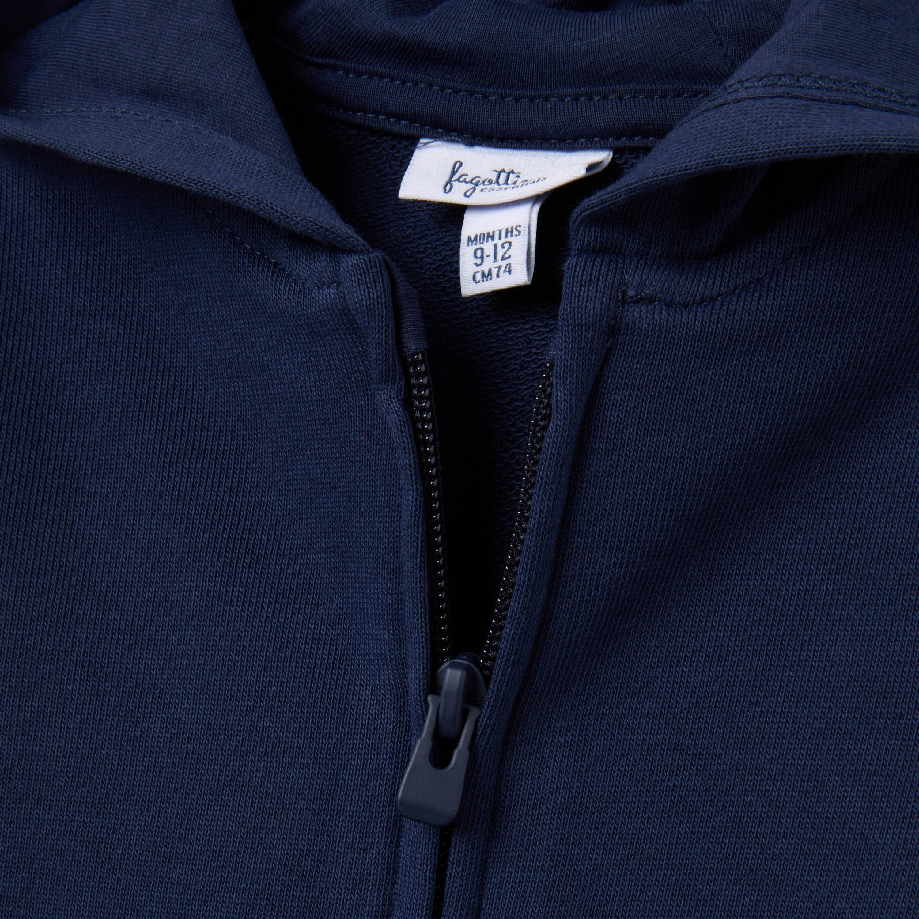 OVS Solid Long Sleeves Zip Through Hoodie-baby-girls-clothing-sweatshirts-image-4