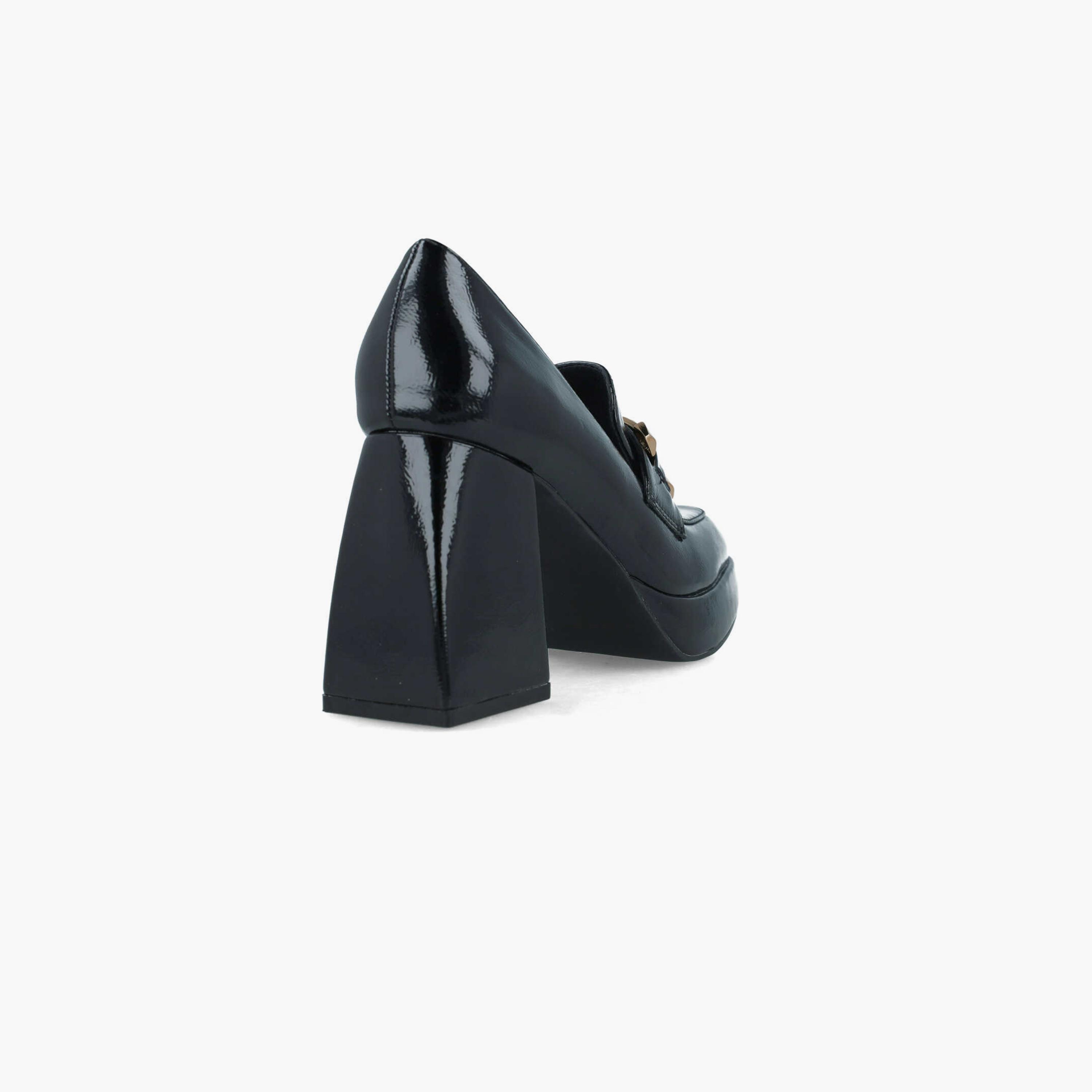 Menbur Women's Slip On Block Heels Loafers | 24559-women-shoes-heels-image-3