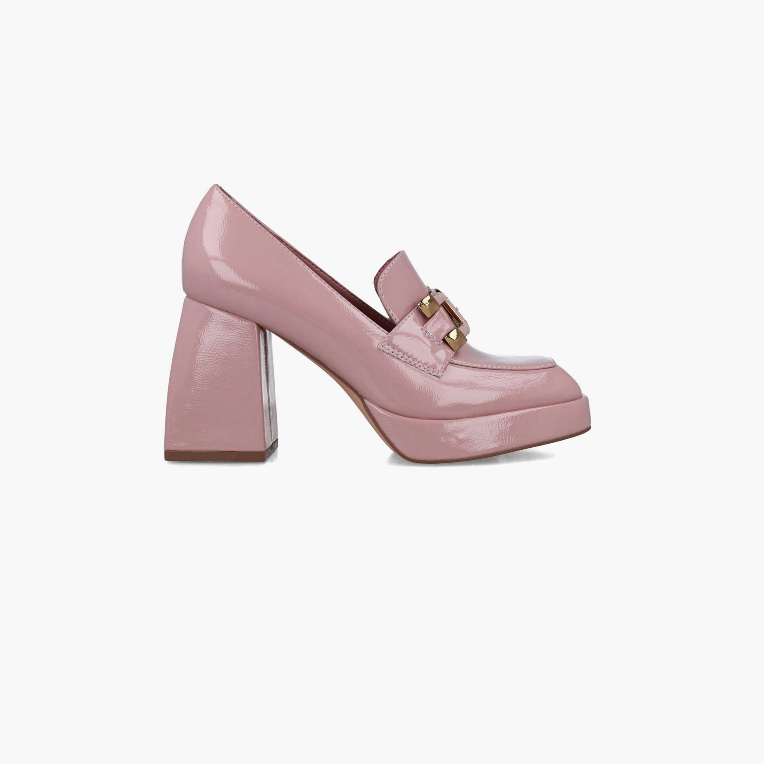 Menbur Women's Slip On Block Heels Loafers | 24559-women-shoes-heels-image-1