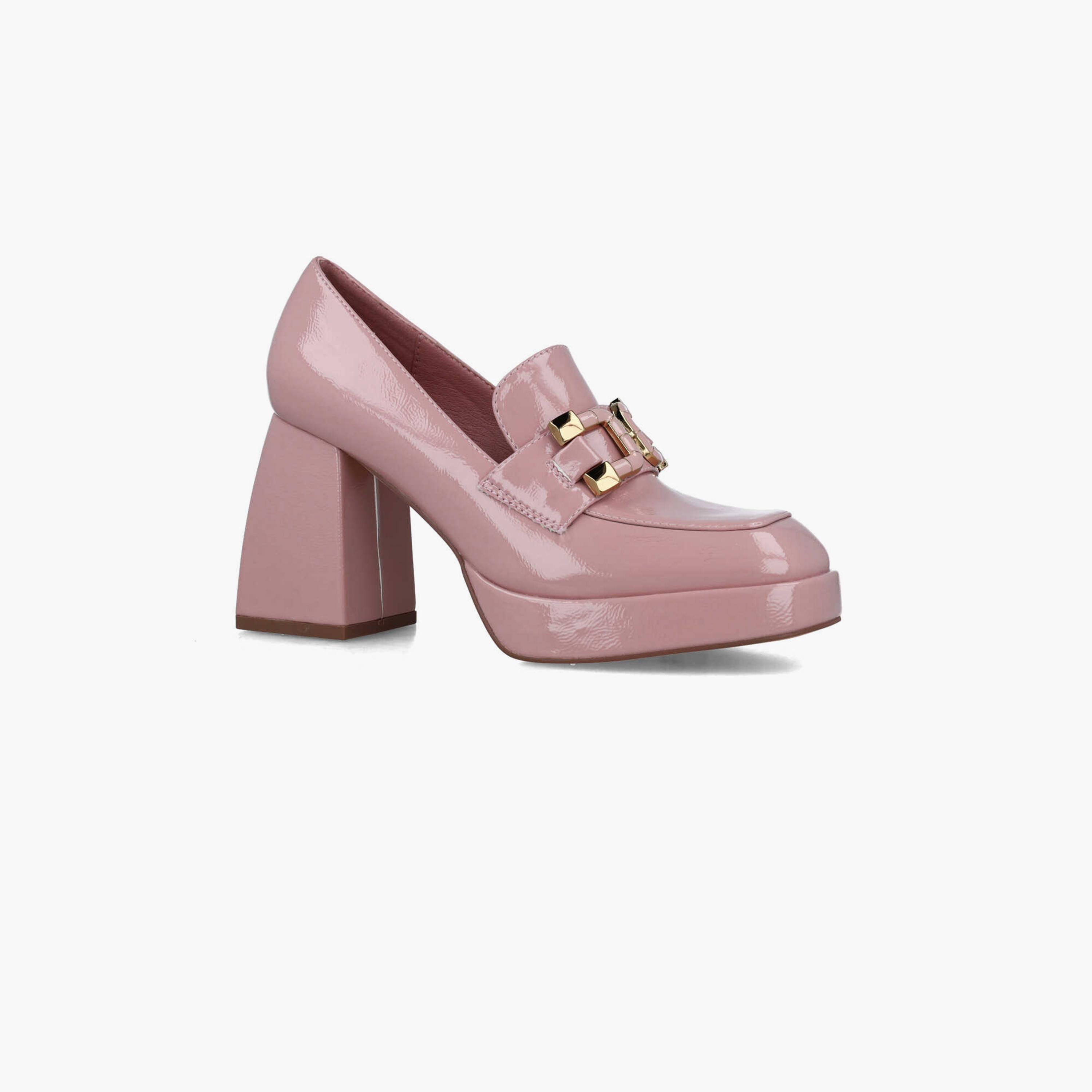 Menbur Women's Slip On Block Heels Loafers | 24559-women-shoes-heels-image-2