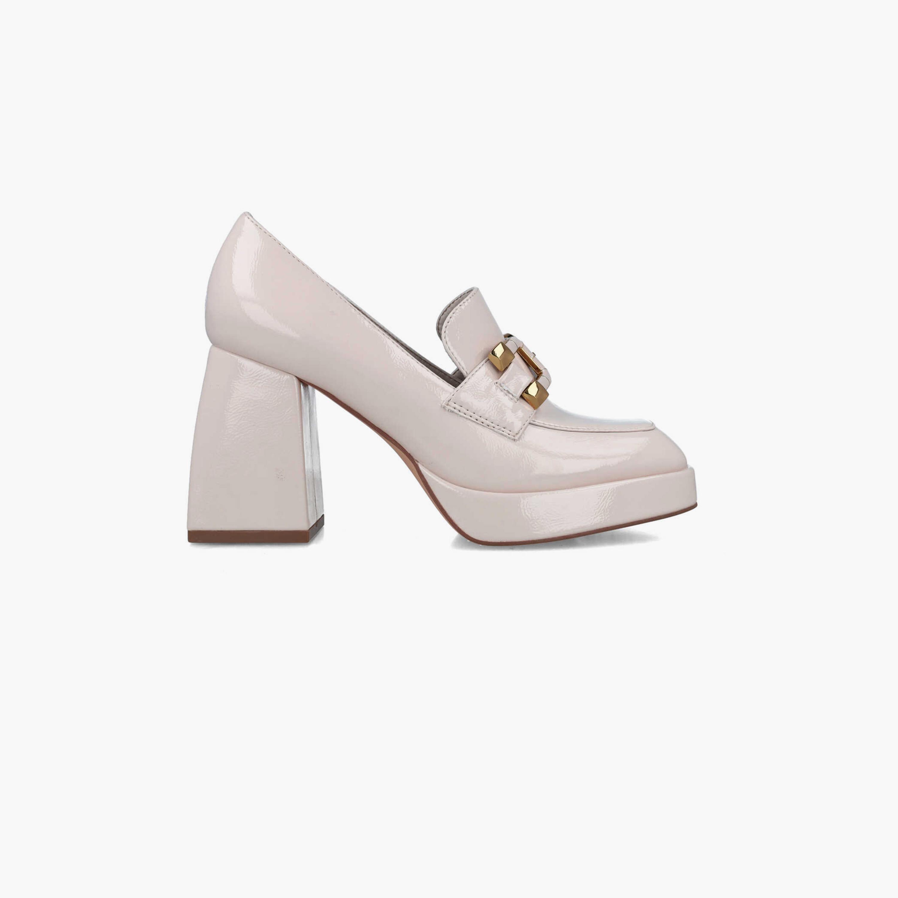 Menbur Women's Slip On Block Heels Loafers | 24559-women-shoes-heels-image-1