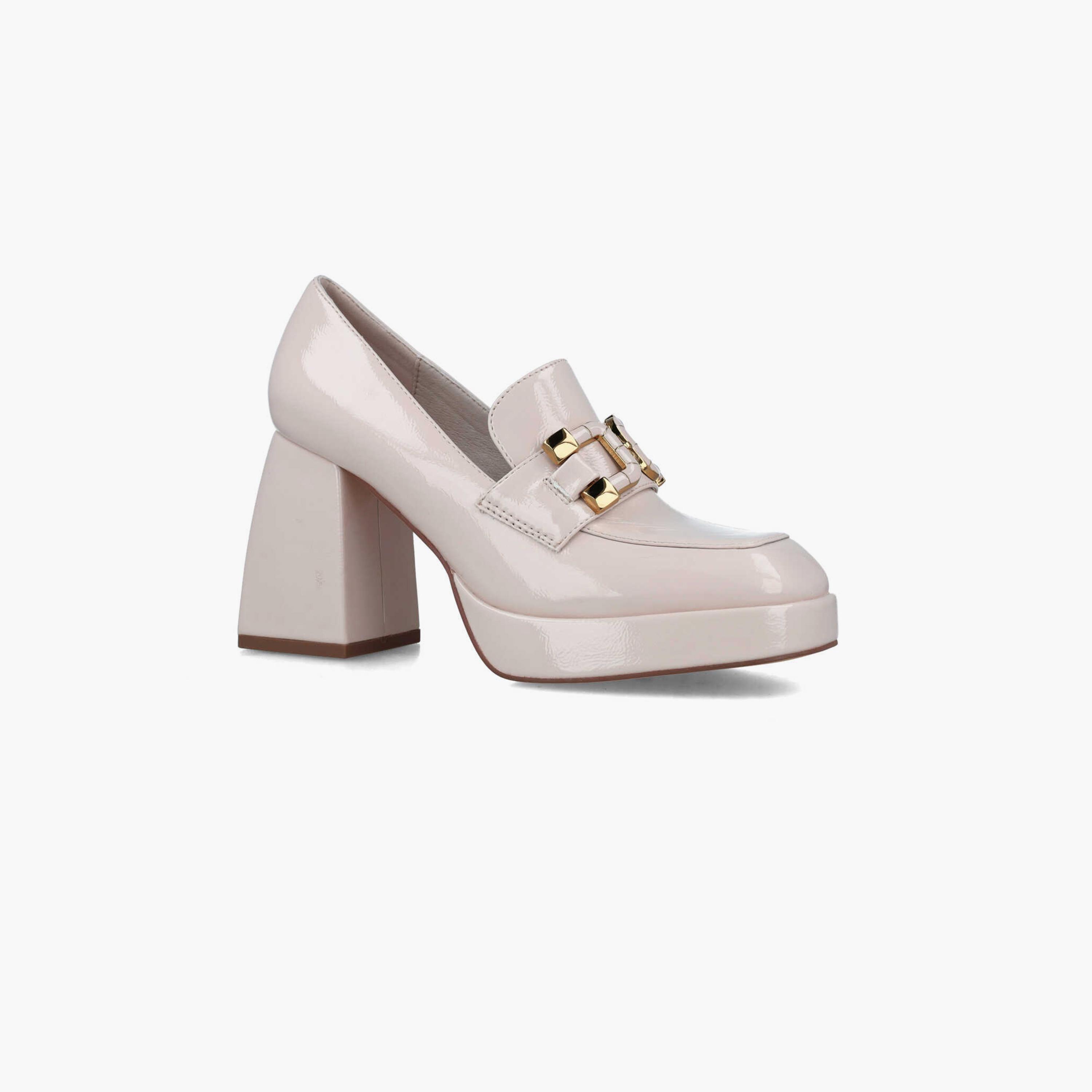 Menbur Women's Slip On Block Heels Loafers | 24559-women-shoes-heels-image-2