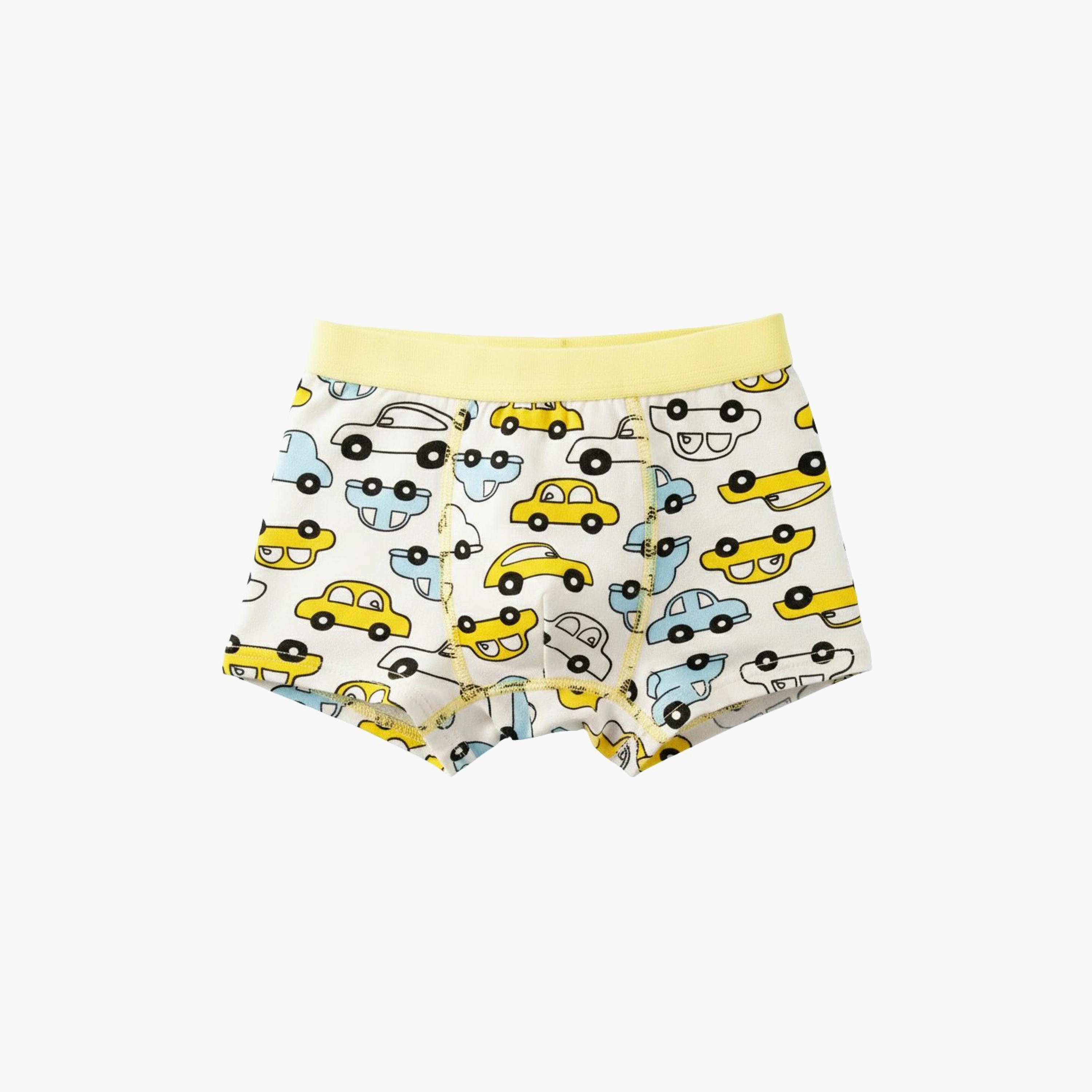 Babyqlo 4-Piece Cotton Animal Sports Boxer Set-boys-clothing-innerwear-boxersandbriefs-image-2