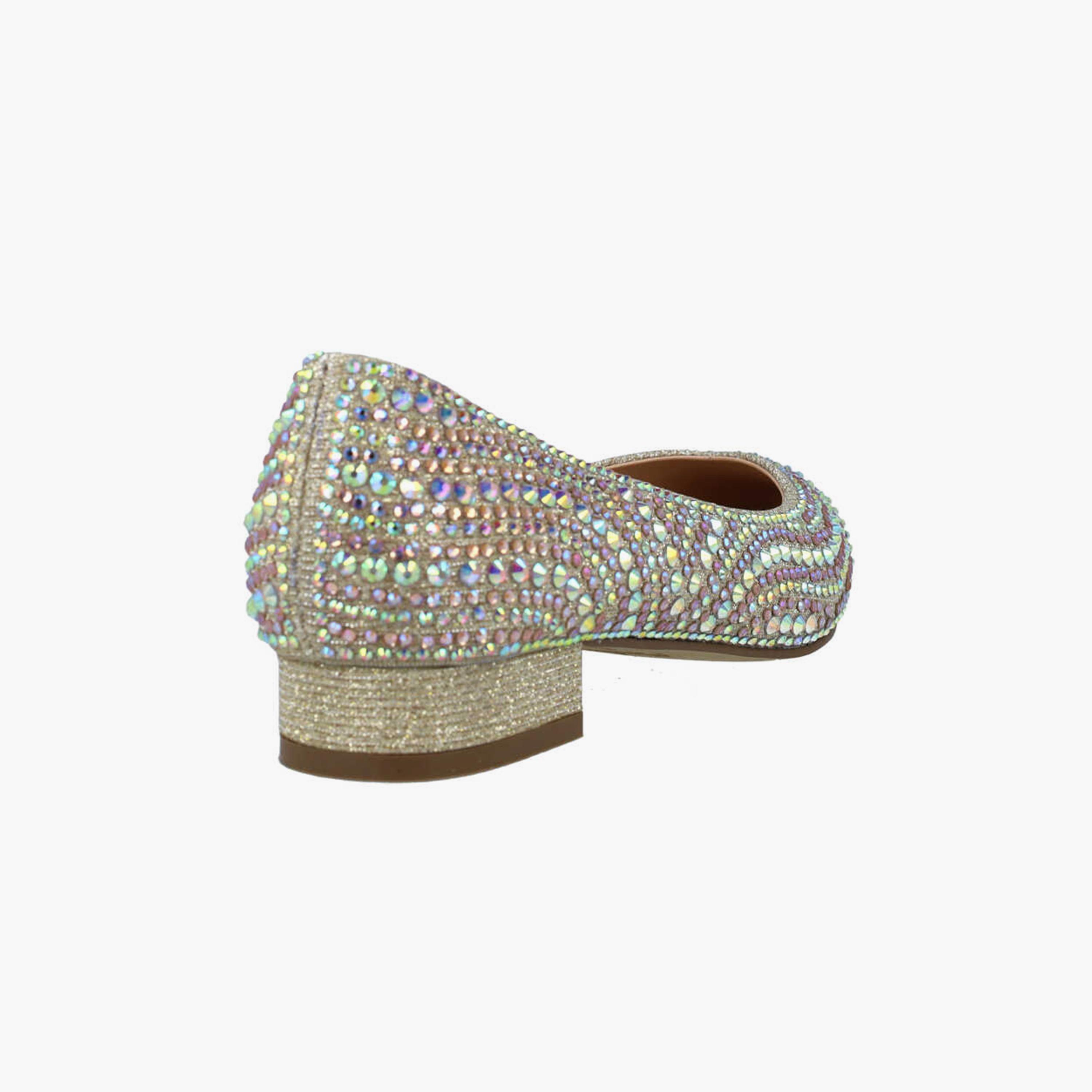 Menbur Women's Woven Pointed Toe Ballerinas with Embellishment | 24561-women-shoes-ballerinas-image-3