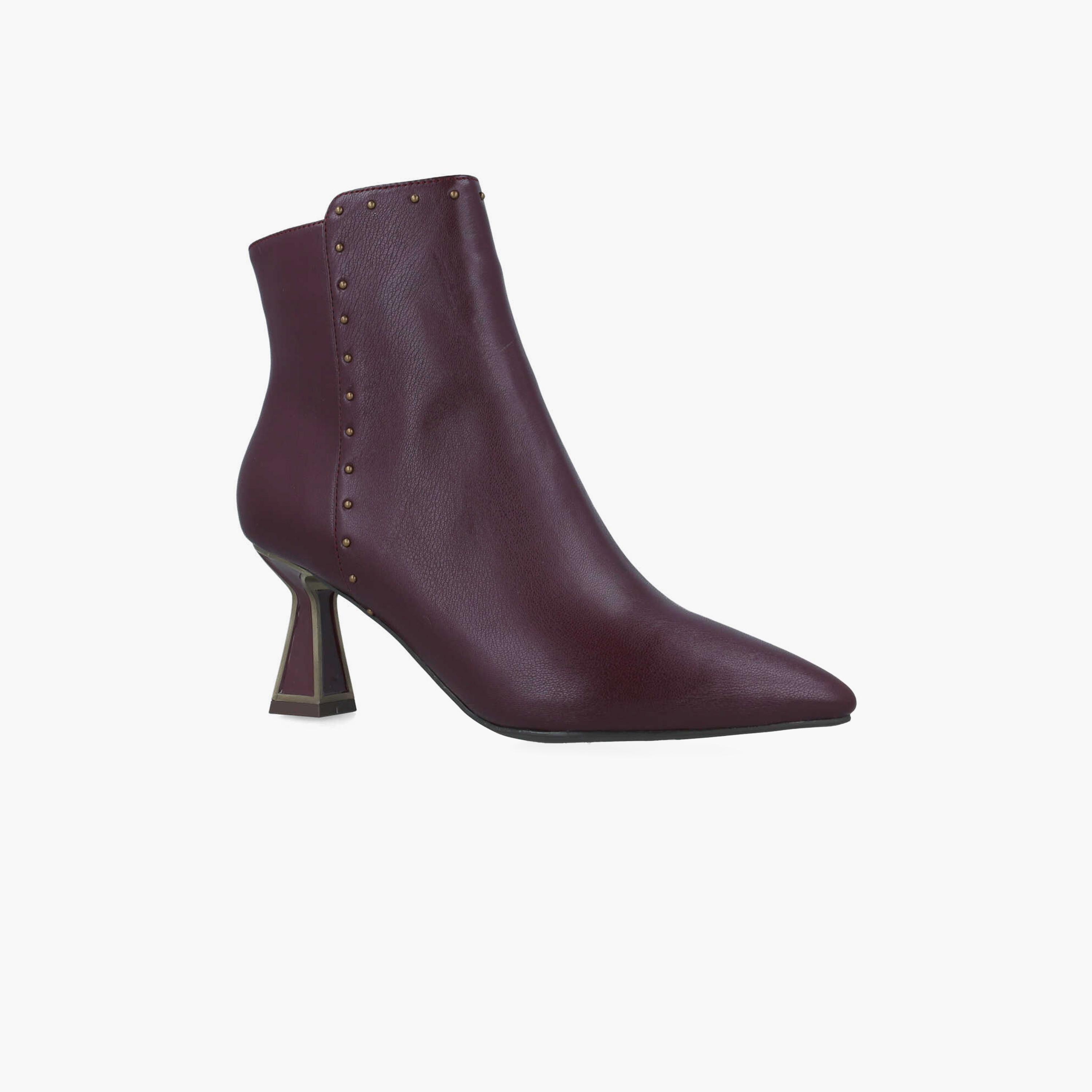 Menbur Women's Ankle Boots with Studded Accent | 24570-women-shoes-boots-image-1