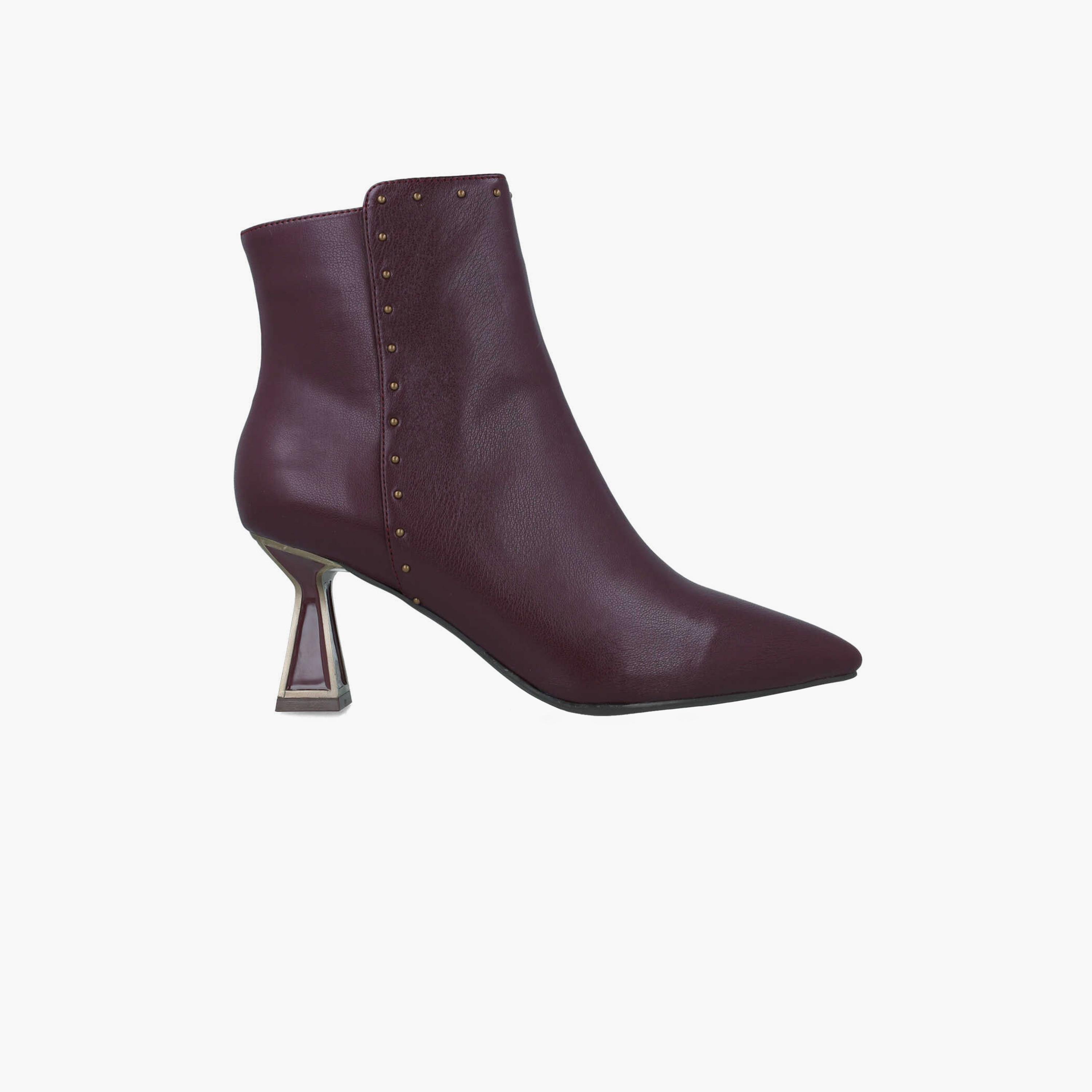 Menbur Women's Ankle Boots with Studded Accent | 24570-women-shoes-boots-image-2