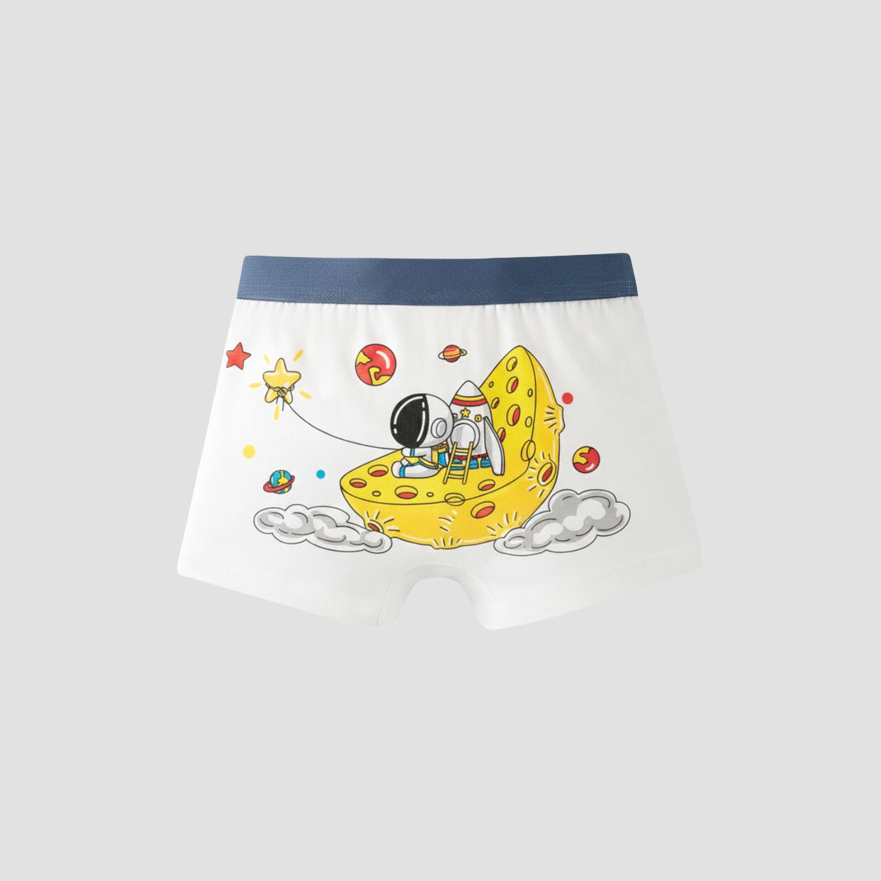 Babyqlo 4-Piece Cotton Space Adventure Boxer Set-boys-clothing-innerwear-boxersandbriefs-image-3