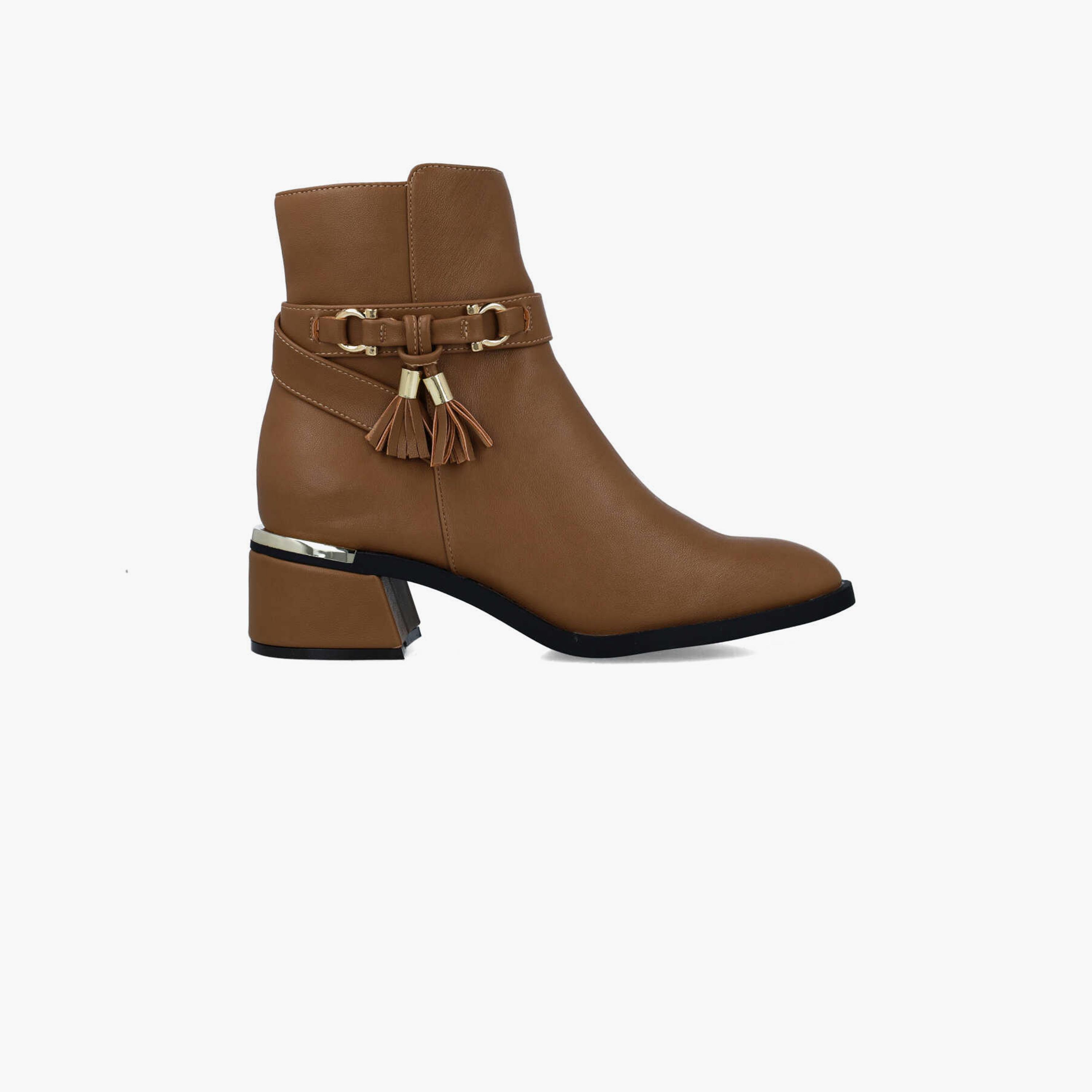 Menbur Women's Ankle Boots with Tassels Accent | 24584-women-shoes-boots-image-1