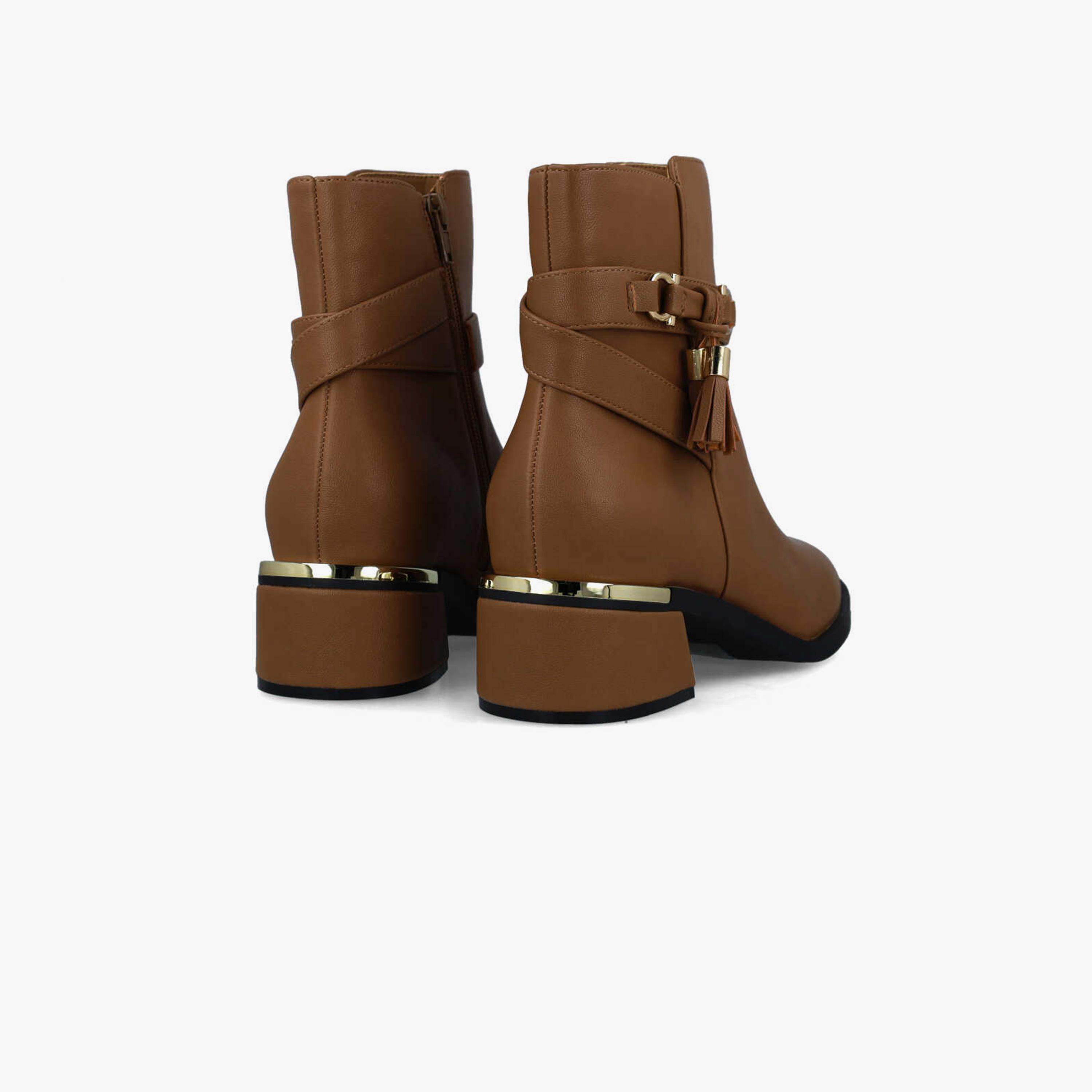 Menbur Women's Ankle Boots with Tassels Accent | 24584-women-shoes-boots-image-3