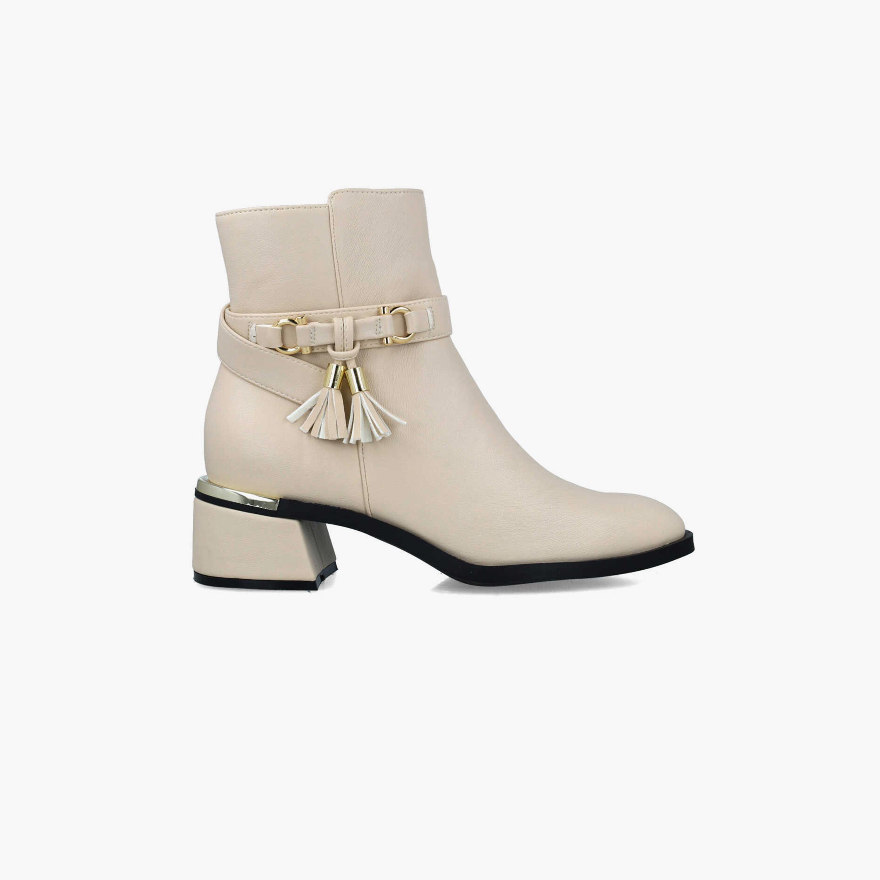 Menbur Women's Ankle Boots with Tassels Accent | 24584-women-shoes-boots-image-2